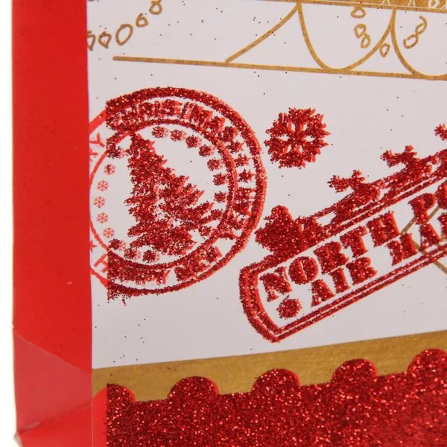 Пакет под бутылку «Новогодняя посылка», 12.5х36х8.5 см