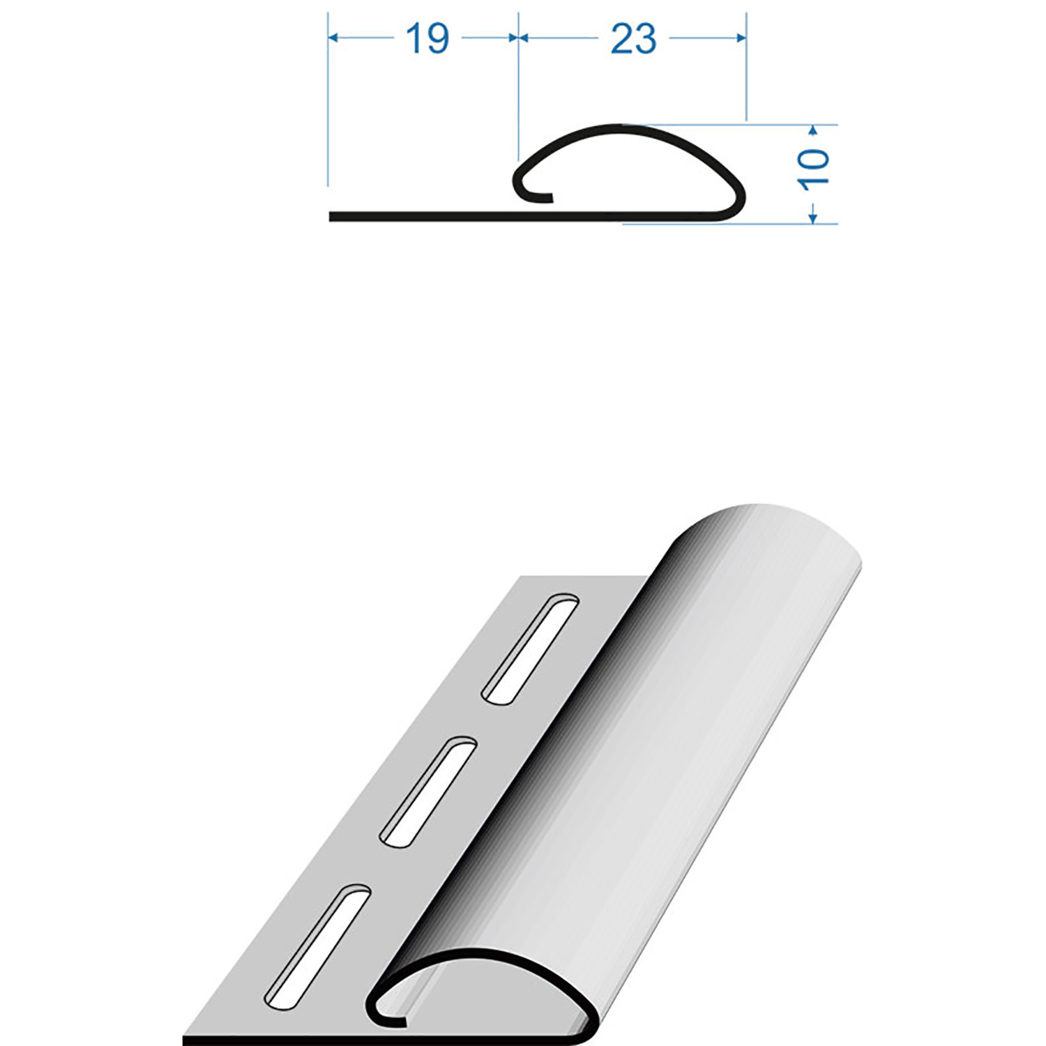 Финишный профиль LUX Орех Дёке