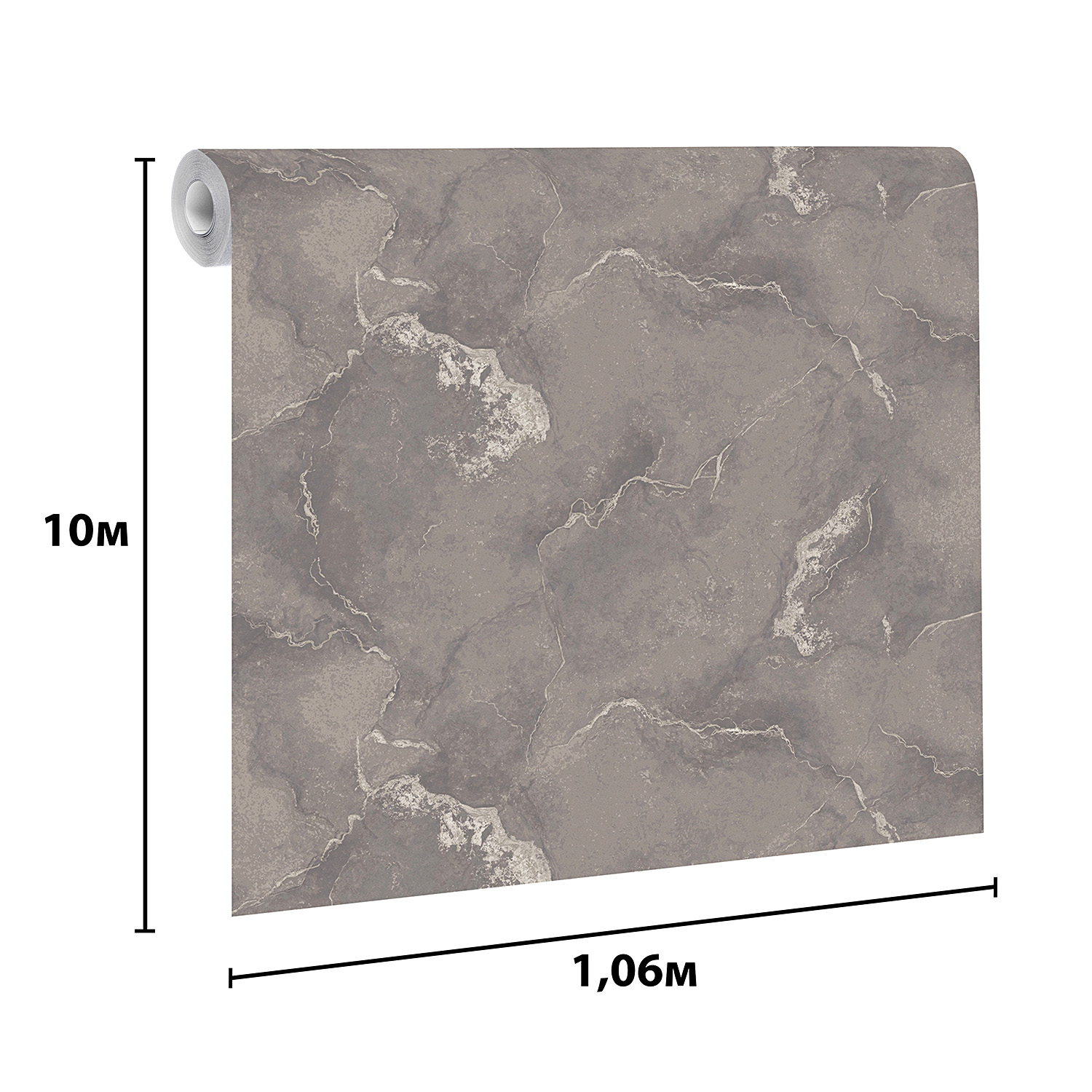 Обои  флиз. "Эрисманн" Atlantis фон (корич.) 60936-05 10.05х1.06м *6