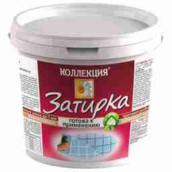 Затирка акриловая для швов 0.8 кг КОЛЛЕКЦИЯ, серый