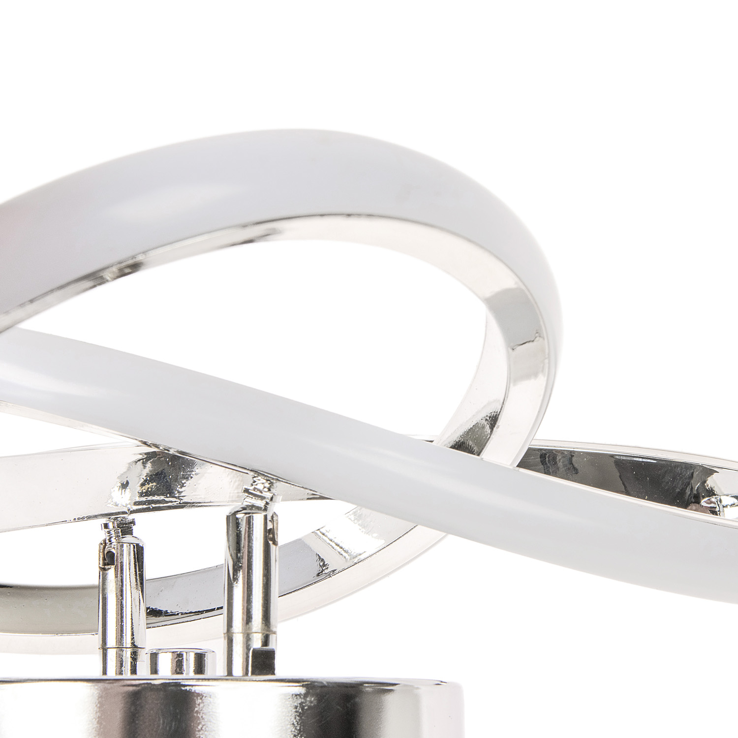 Светильник потолочный светодиодный CL-1076 Chrome 240 мм 52W 3 реж,б/пул S=6м2 VERNER LIGHTING*1/10