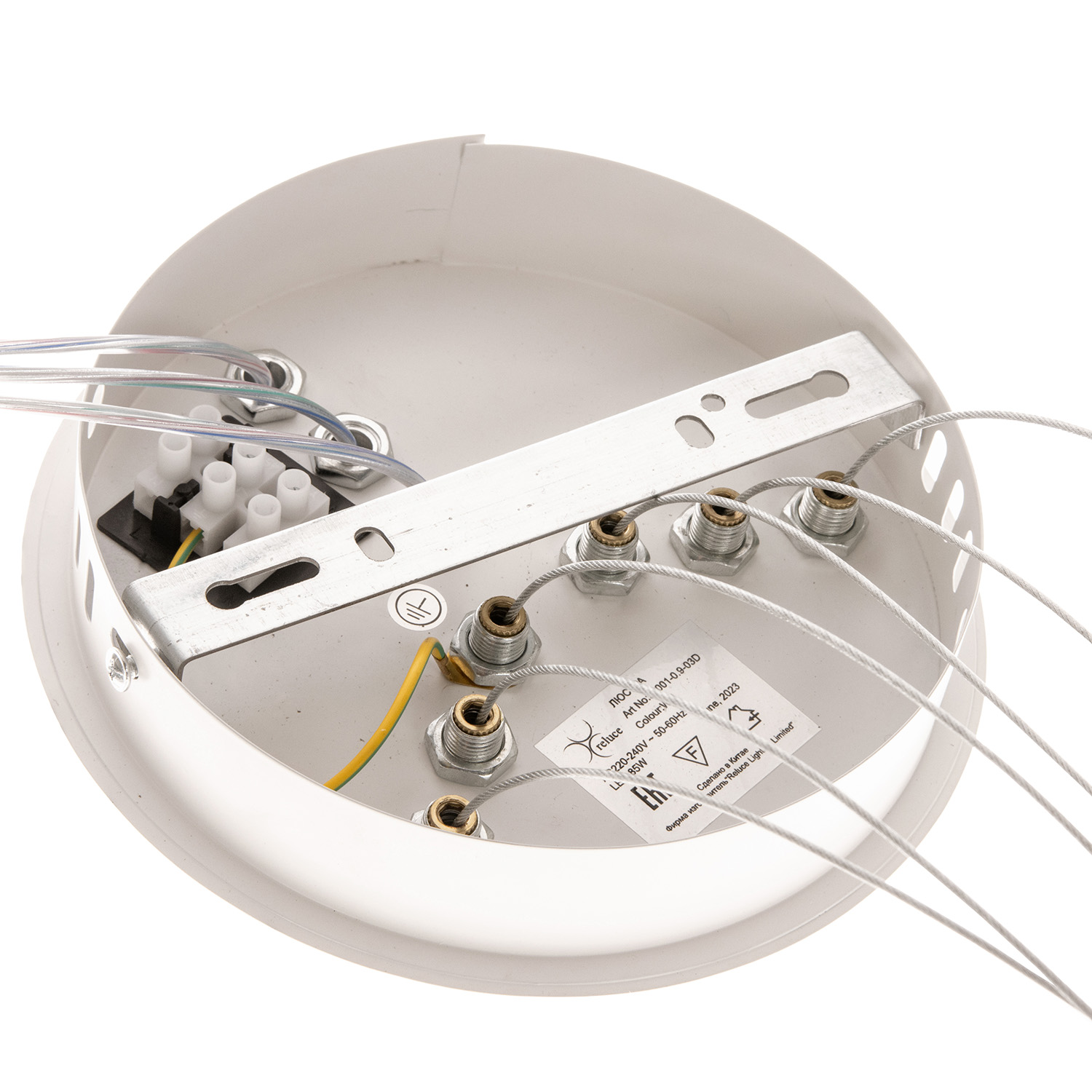 Светильник подвесной светодиодный 99001-0.9-03D WH LED 3000-6000К  S=16м2  *1