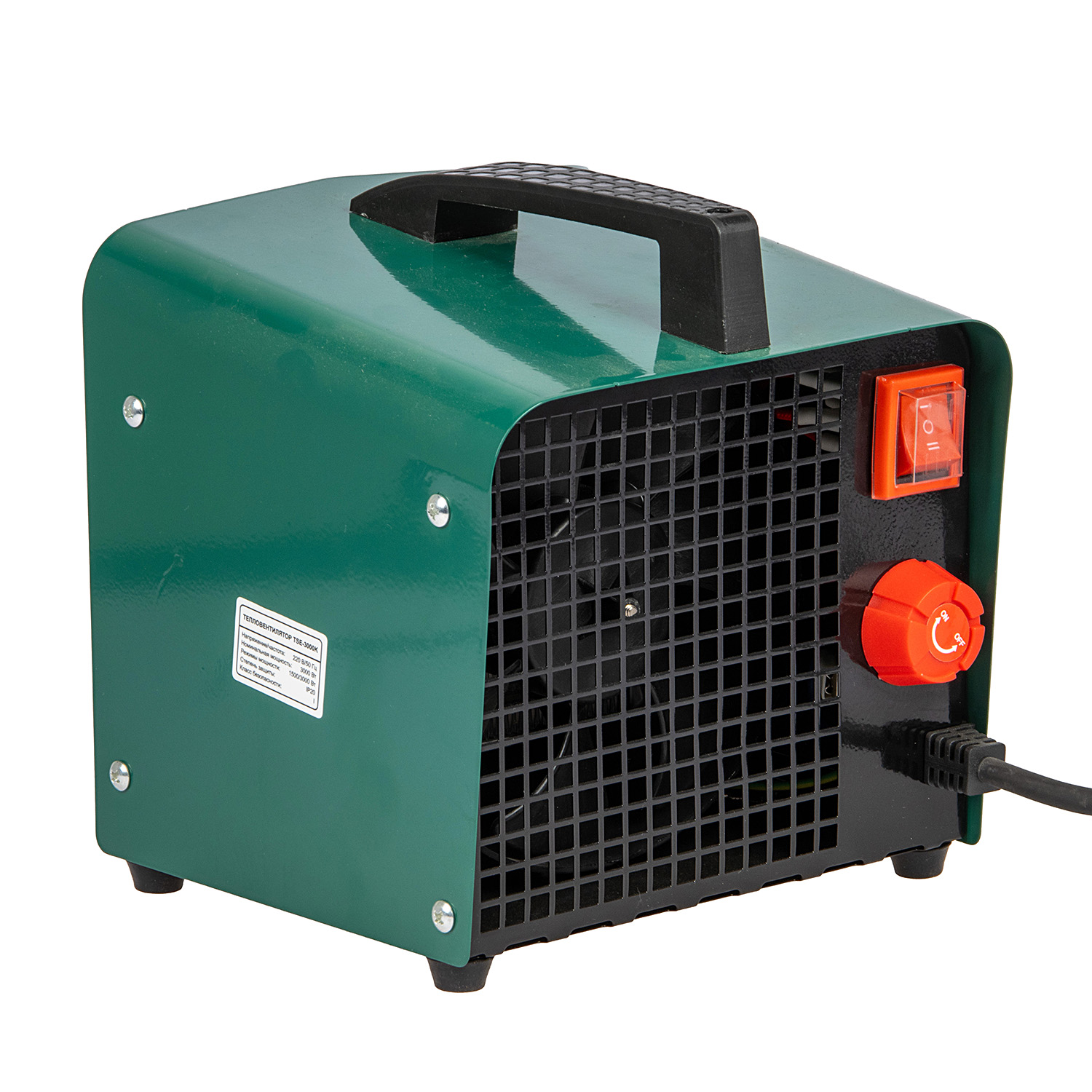 Пушка тепловая электрическая  3кВт 200м3/ч S-30м2 керамический квадратная TSE-3000K FAVOURITE *1