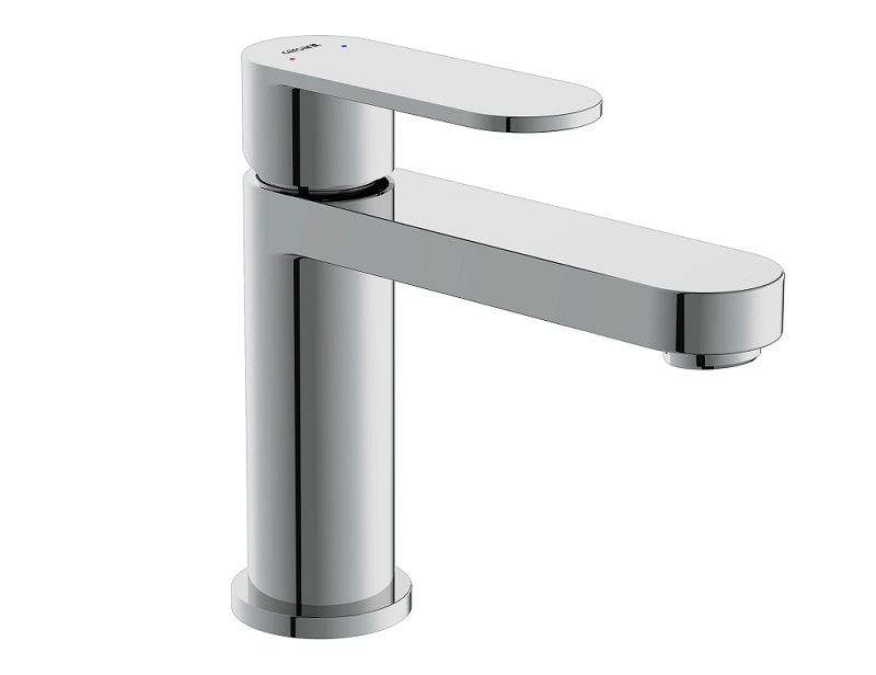 Смеситель для умывальника Cersanit Elio 63044, короткий излив, рычажный