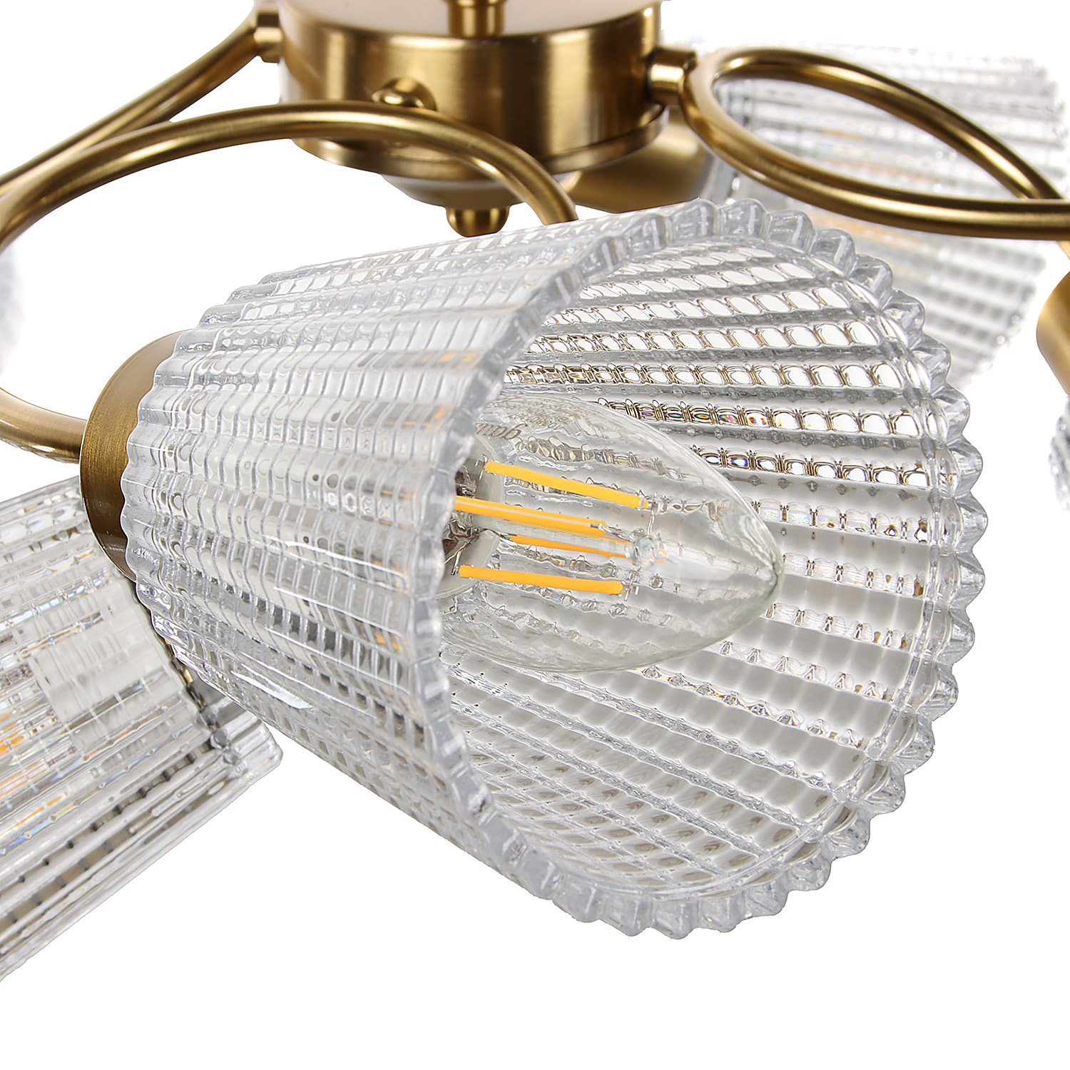 Светильник потолочный N6576/8 COP 8*40W E14 220V (d-720; h-310) S=32м2  VERNER LIGHTING *1