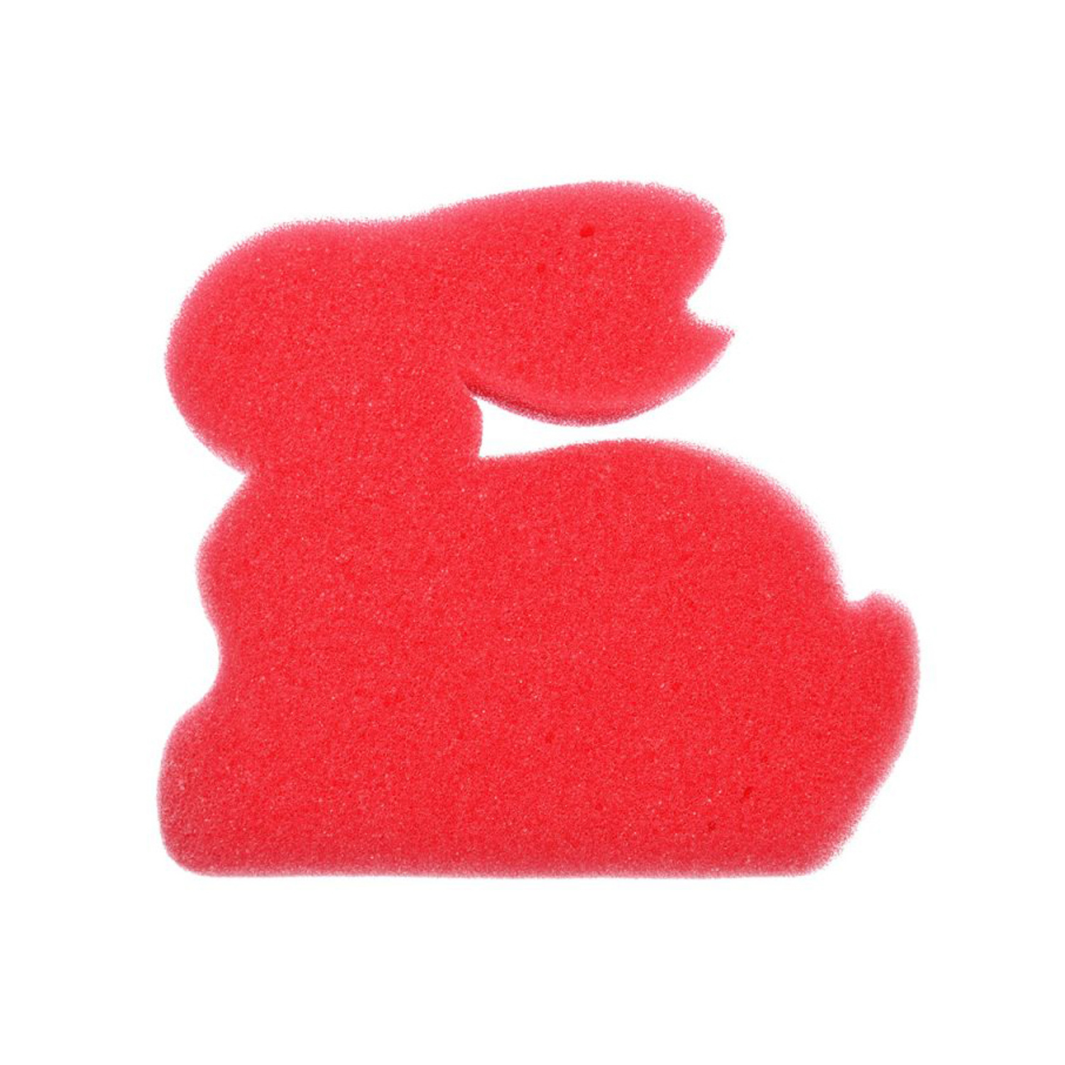 яяяМочалка из поролона,120х105х40 мм, «Зайчик» "Банные штучки" /30