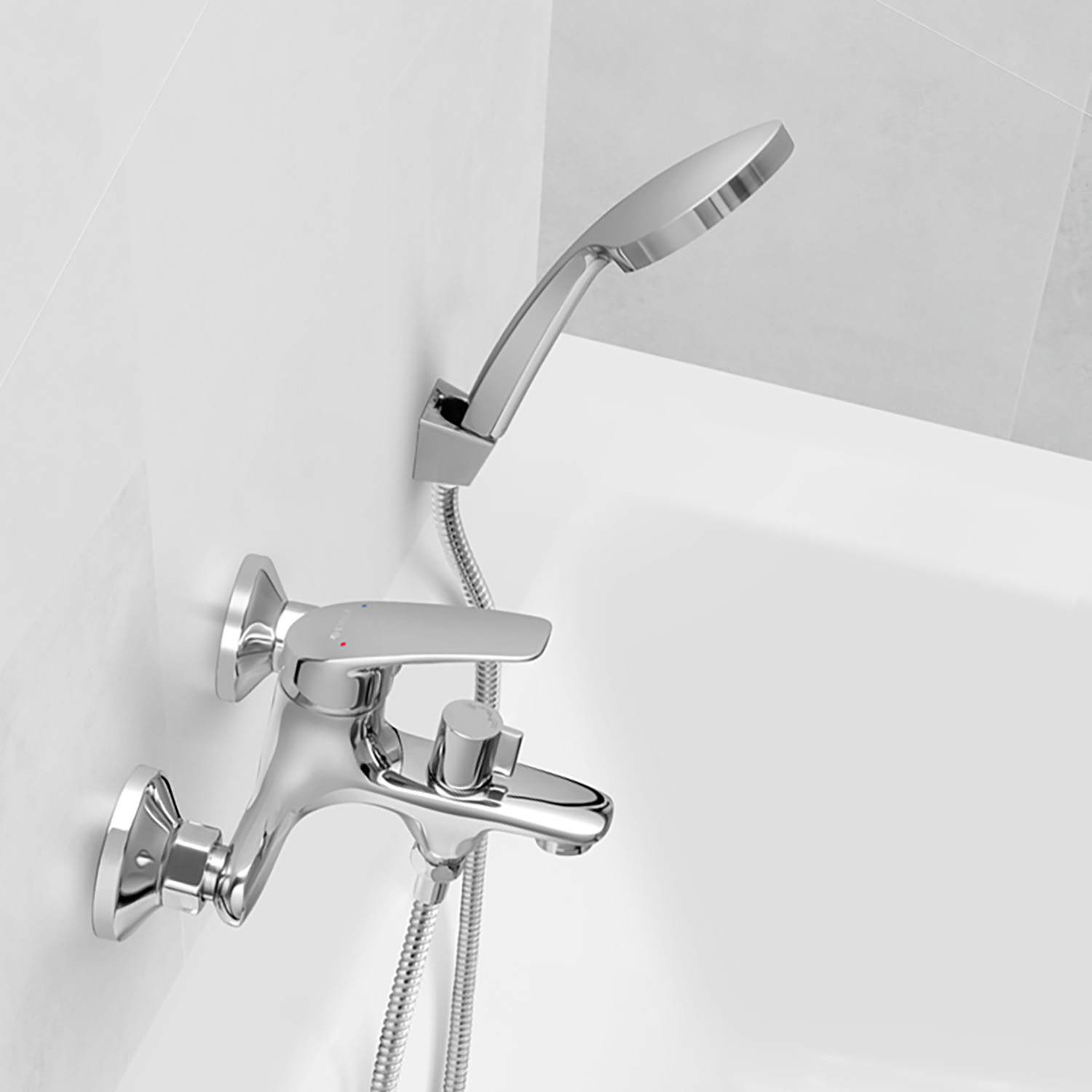 Смеситель д/ванны DEVIDA коллекция LOZZI однорычажный, короткий излив DVS0225-08 *1/8