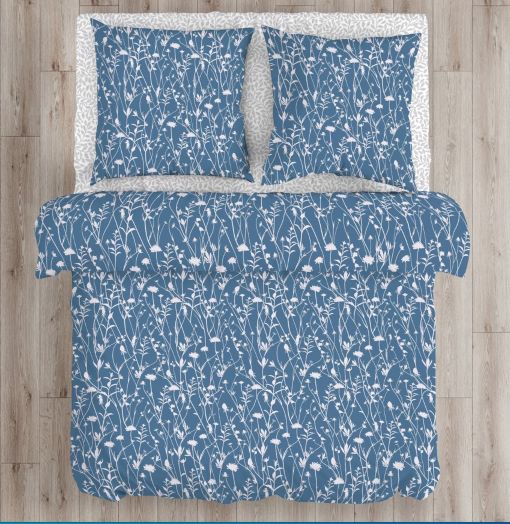 Постельное белье 1,5сп бязь Василиса 70805/1 Флоретто, наволочки 70*70 - 2шт *1/6