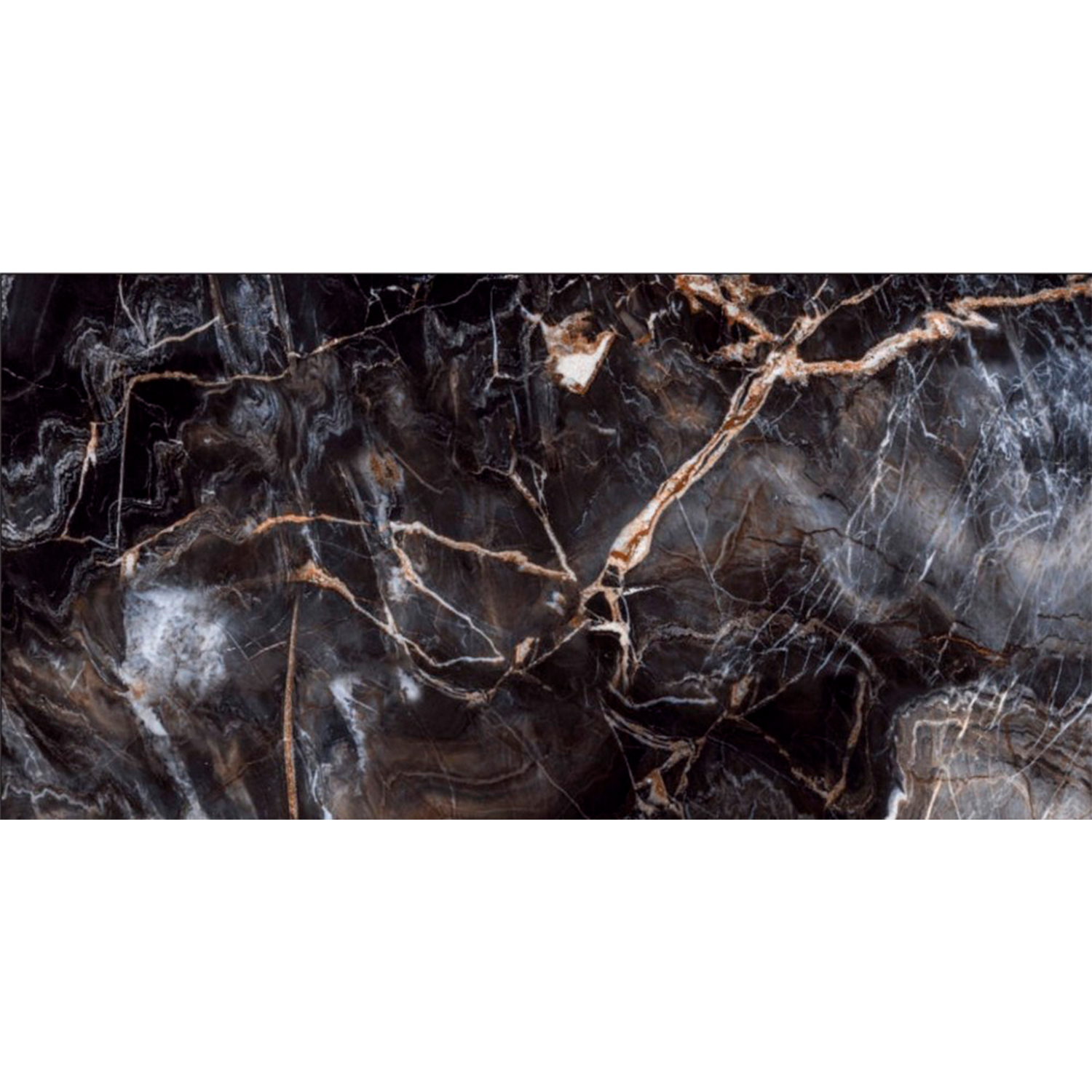 Керамогранит 1.44 м² Primavera Toledo GR201, 1200x600x9 мм, черный