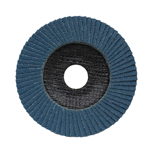 Круг шлифовальный лепестковый торцевой 125*22,23мм ZA зерно 40 оксид циркония TYTAN *10/200