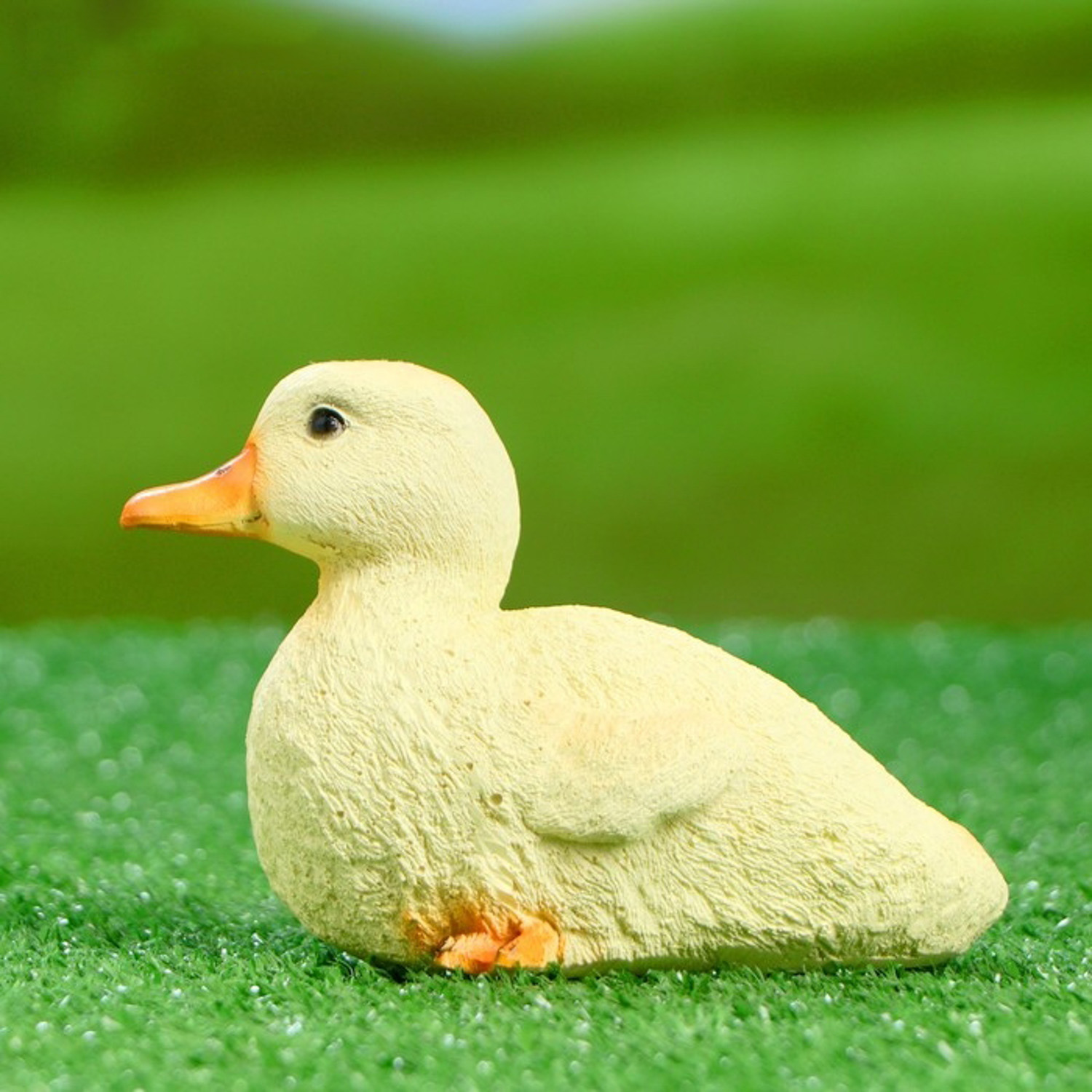 Садовая фигура "Утенок сидит" 14х9х10cm   4793758