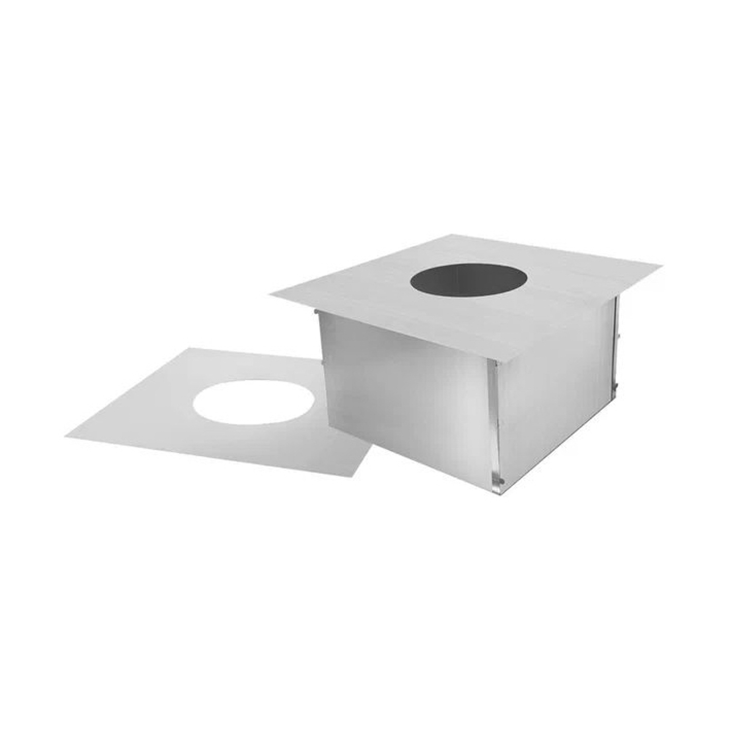 Потолочно-проходной узел ДППУ d200 КвХ холодный нерж.AISI430/оцин.мин. 0,5мм/0,5мм GS  *1/16