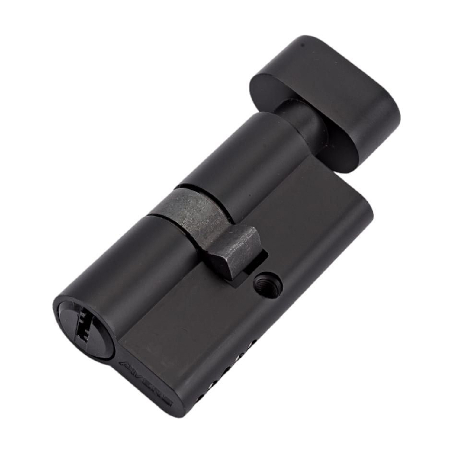 Механизм врезной 60(30/30) черный ключ/вертушка ZM Avers *1/12/72