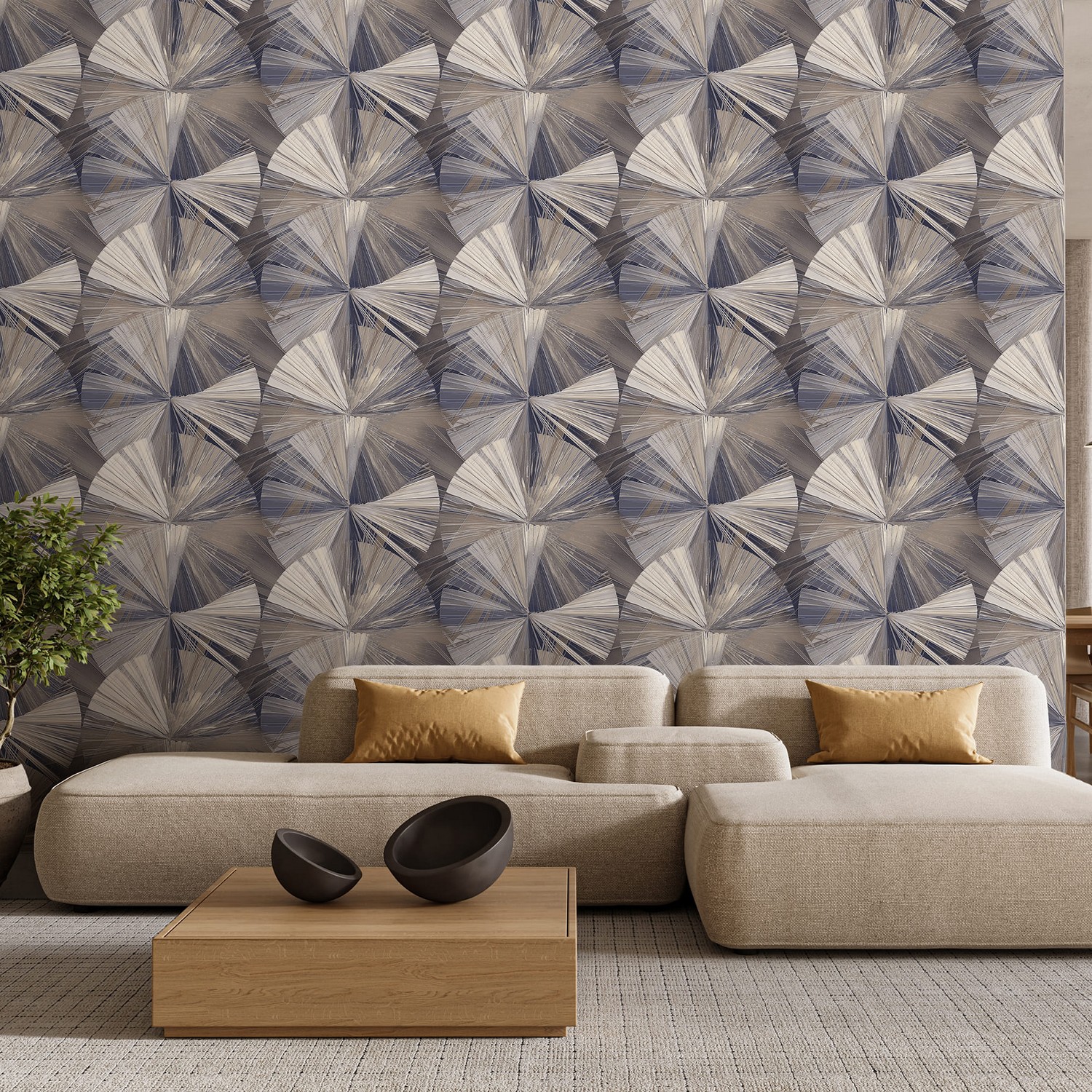 Обои  флиз Victoria Stenova Chance (корич.) 588088 1.06*10м *6