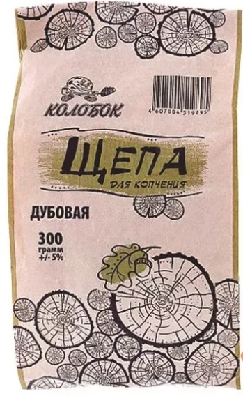 Щепа для копчения «Дубовая» Колобок, 300 г