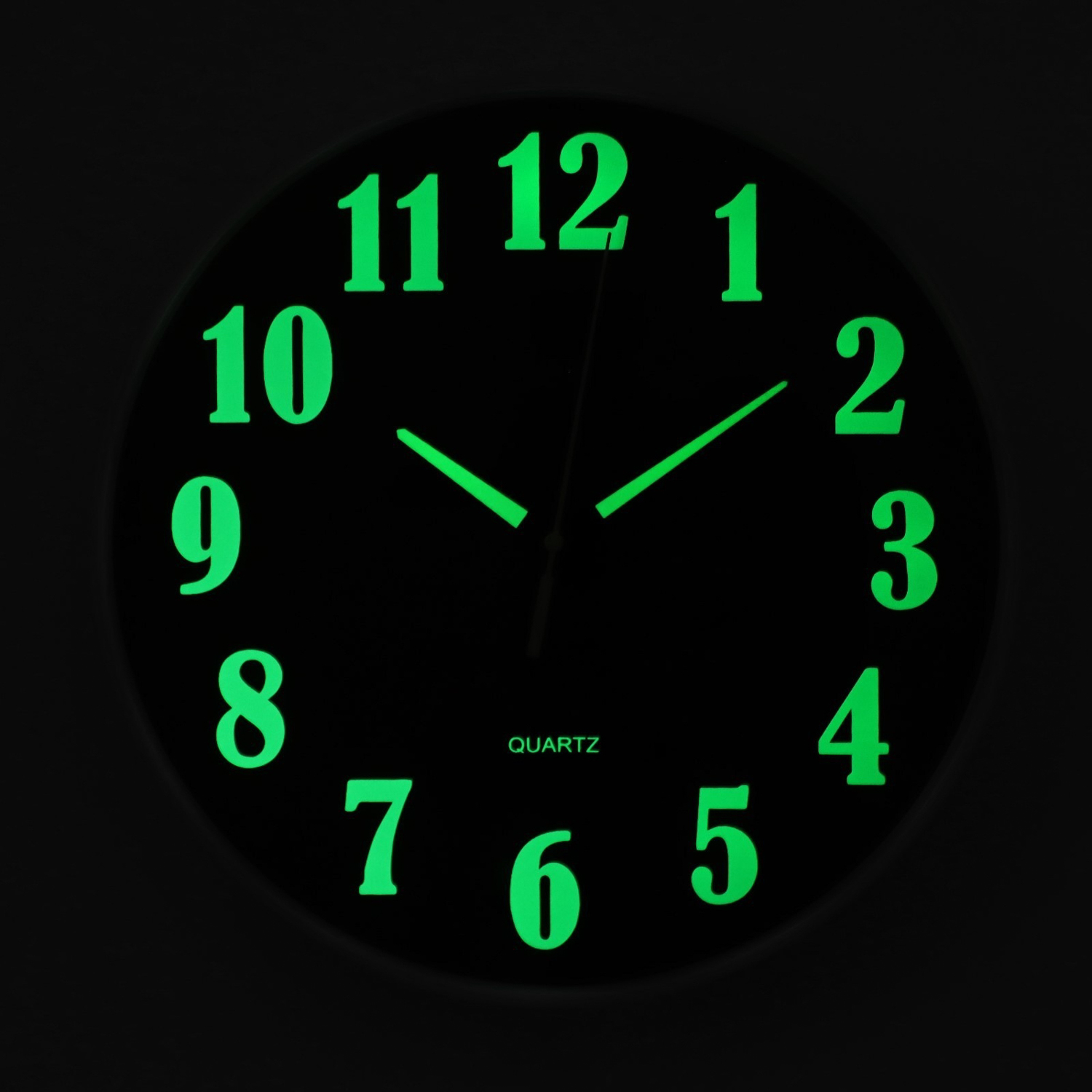 Часы настенные, серия: Классика, плавный ход, d-30 см, флуоресцентные, АА   9541317