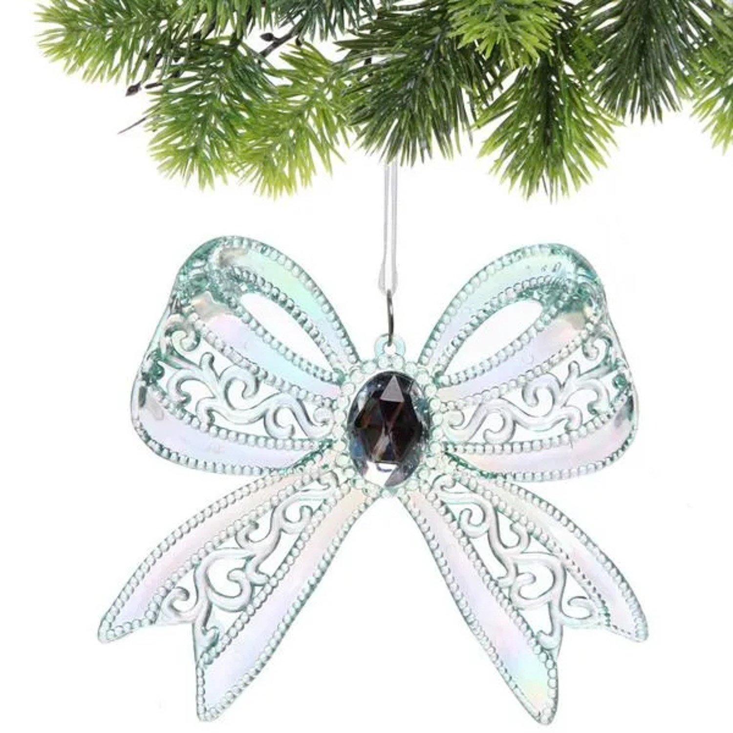 Подвеска "Изящный бант" 13*11 см, Зелёный