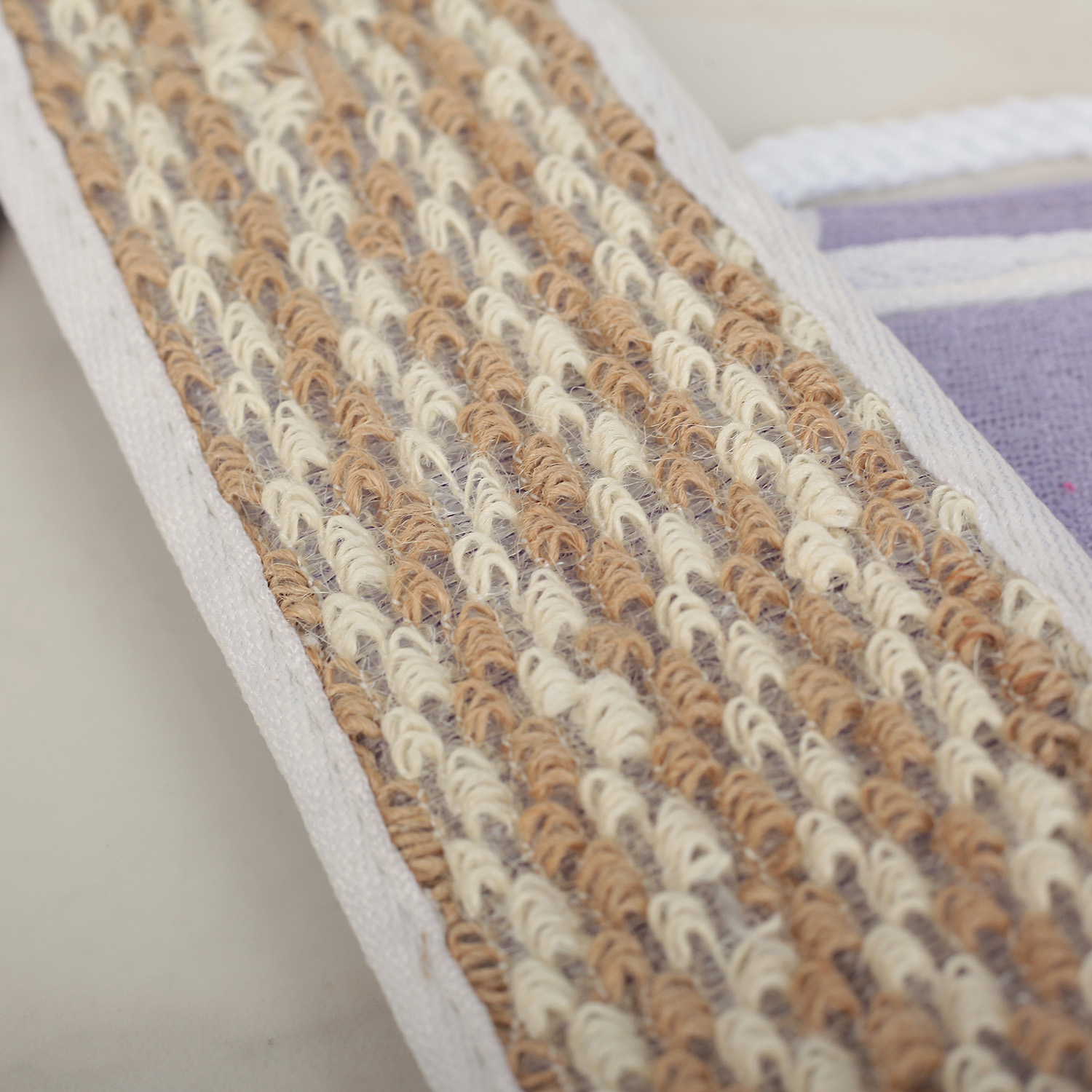 яяяМочалка-лента массажная 68х8 см, сизаль МИКС 739545