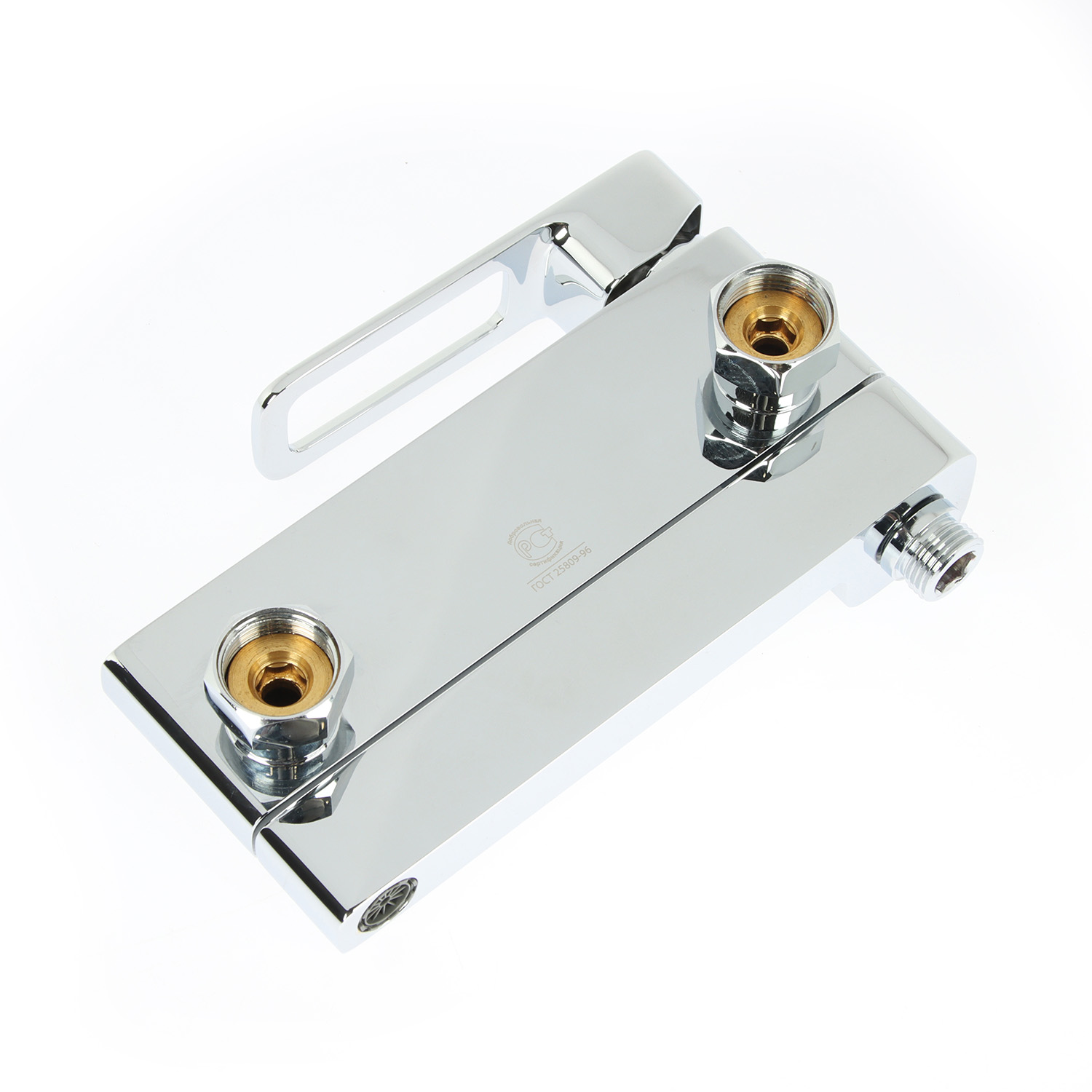 Смеситель для ванны IDDIS Slide, короткий излив, однорычажный