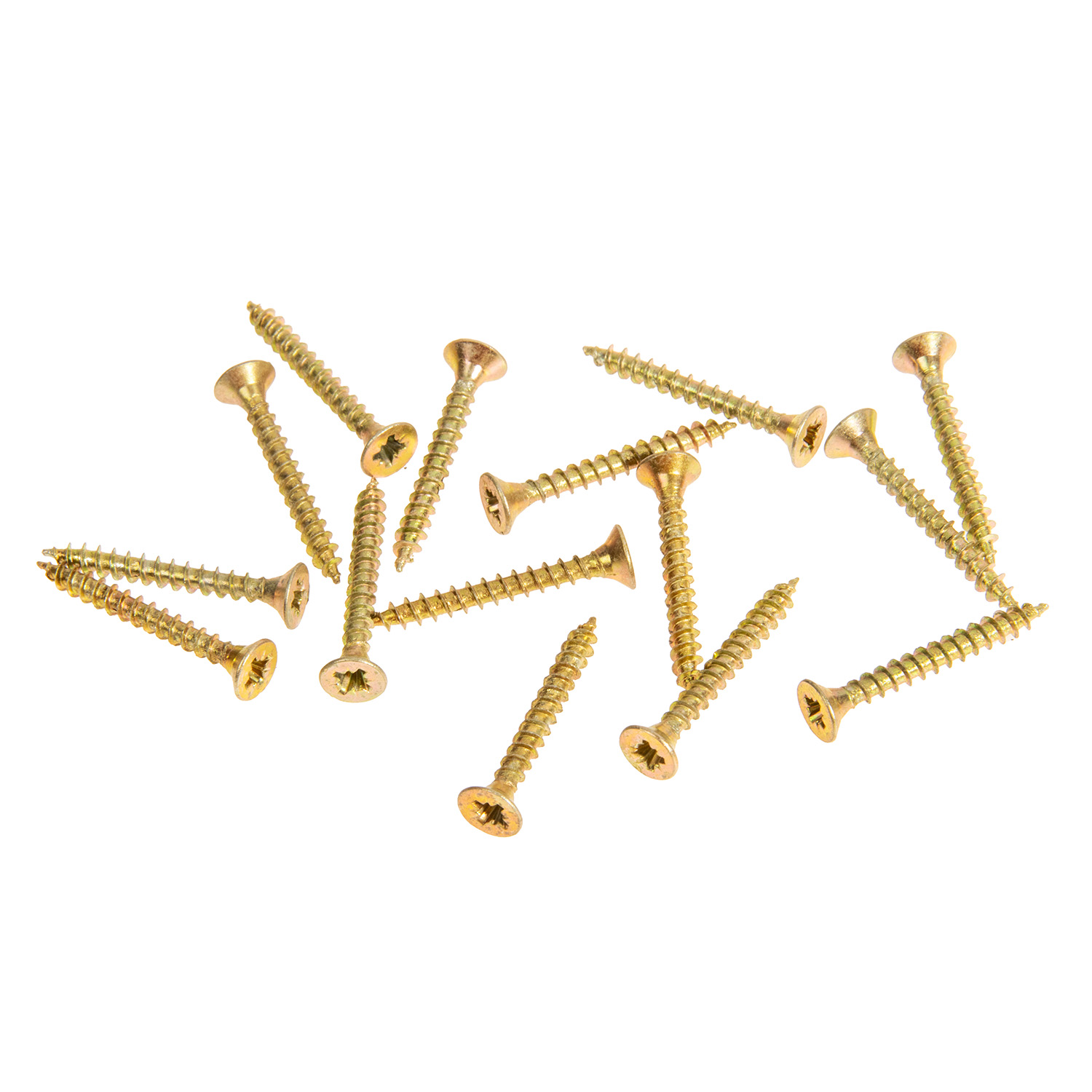 Шурупы жёлтые BROZEX пакет 3*25 (40шт) *10/100