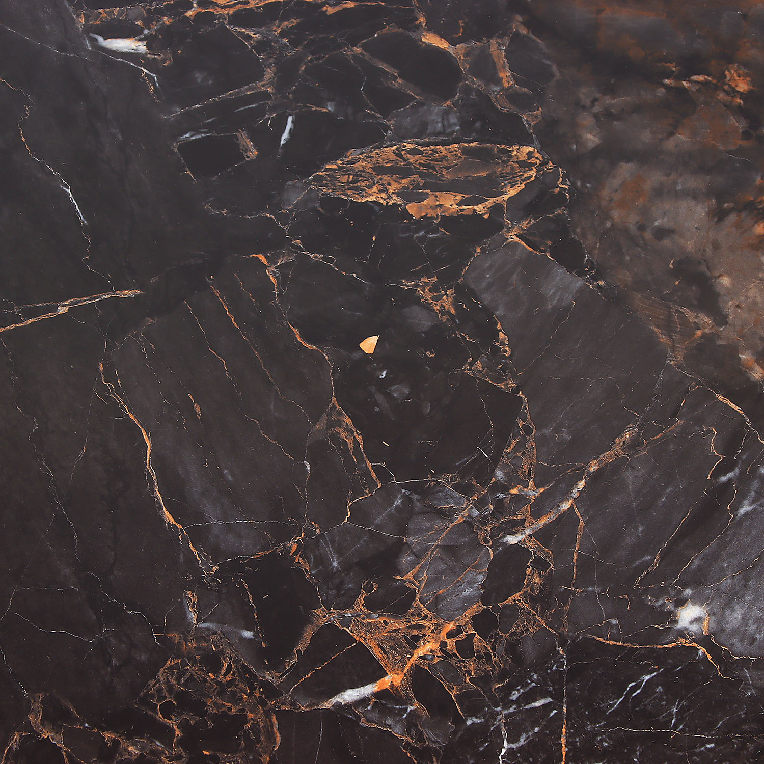 Керамогранит 1.44 м² Global Tile Decorum GT1206011705HPR, 1200х600х9 мм, суперполированный, черный