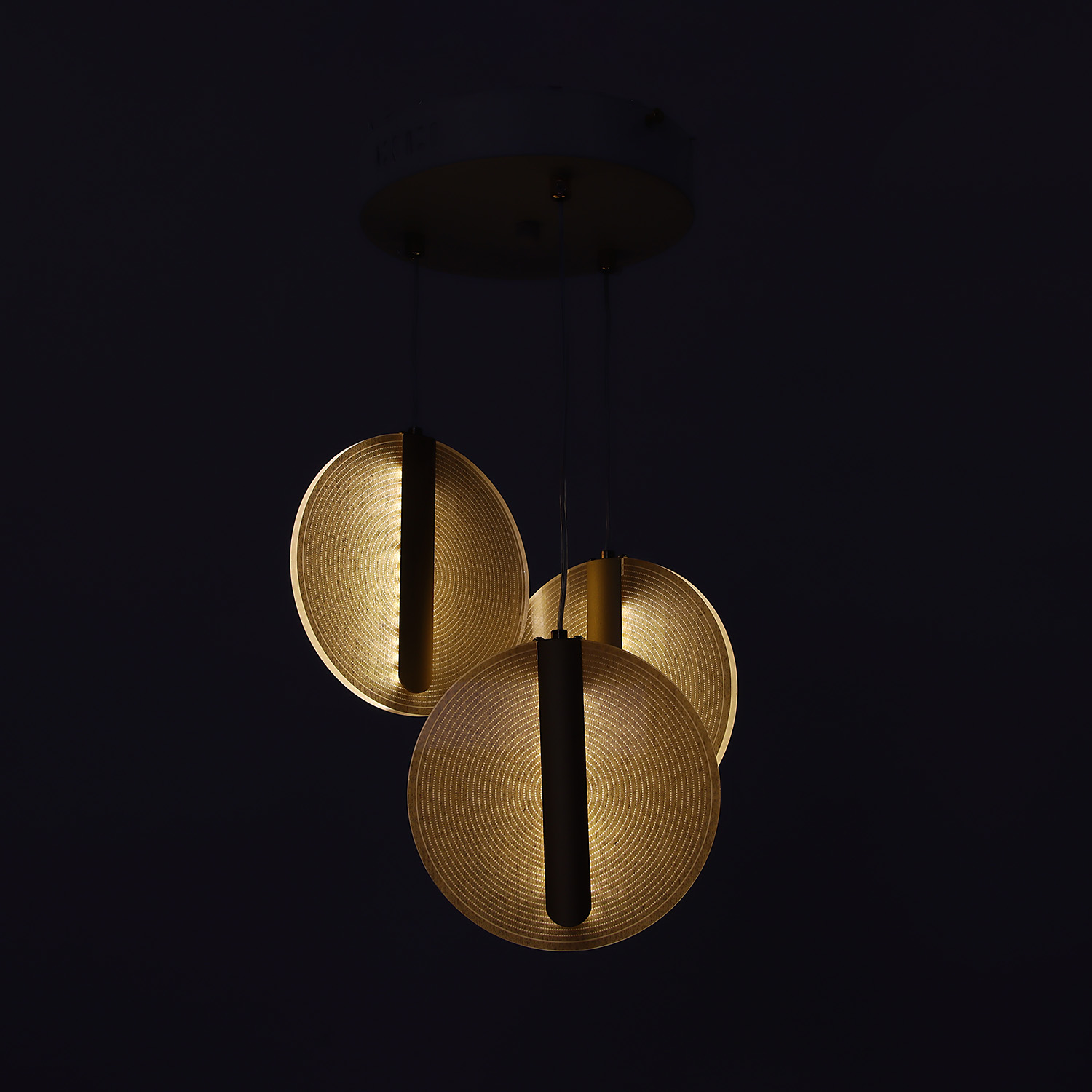 Люстра S2114/3 WT LED 3000К-6500К (h=800, d=280) б/пульта  VERNER LIGHTING *1