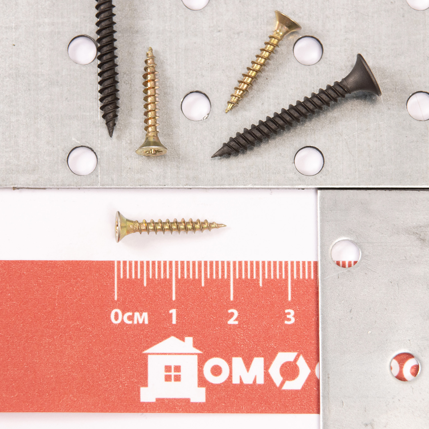 Шурупы жёлтые BROZEX пакет 3*20 (40шт) *10/100