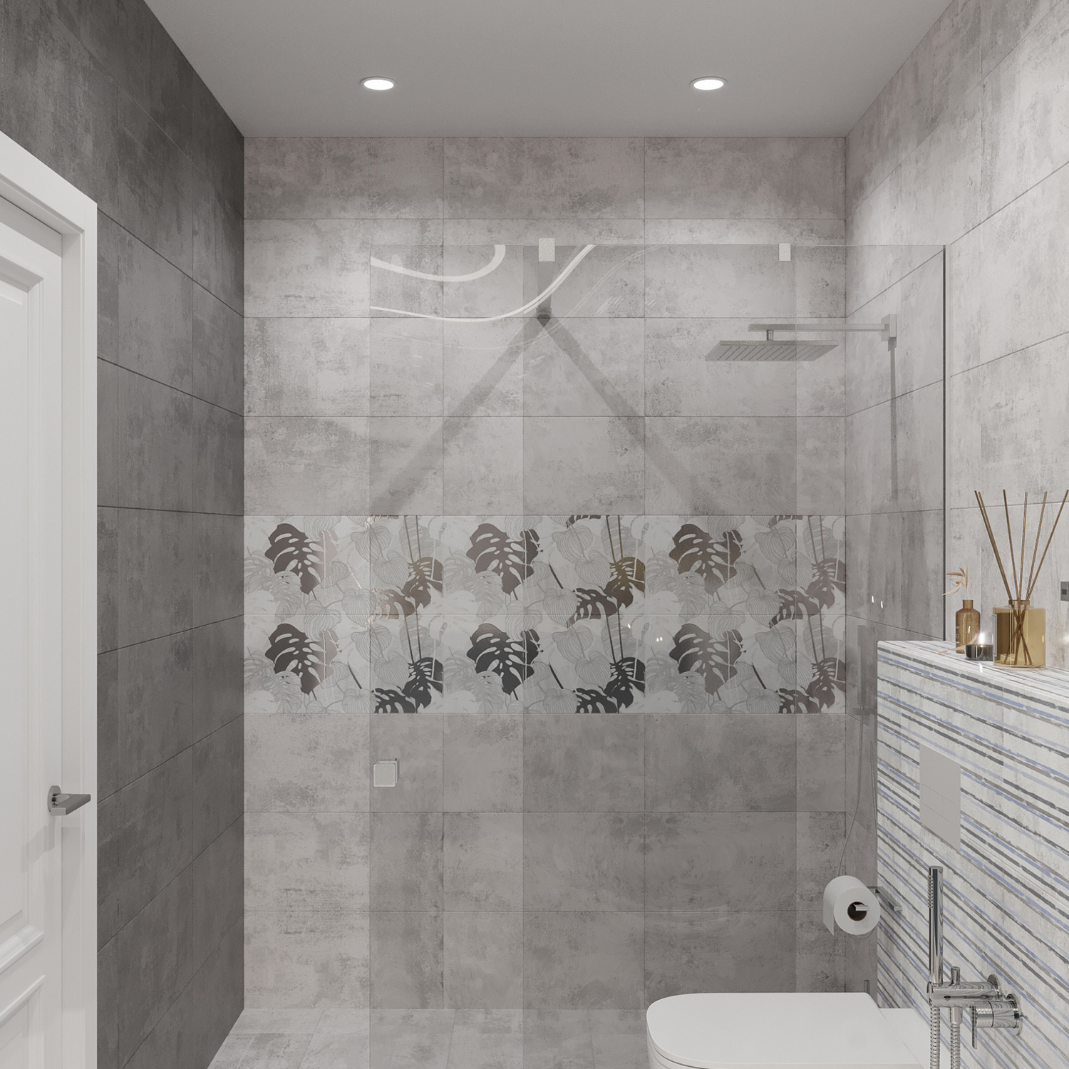 Плитка напольная Куба светло-серая люкс 400*400*9 (0.16*10=1,6*48=76,8) Axima ВКЗ