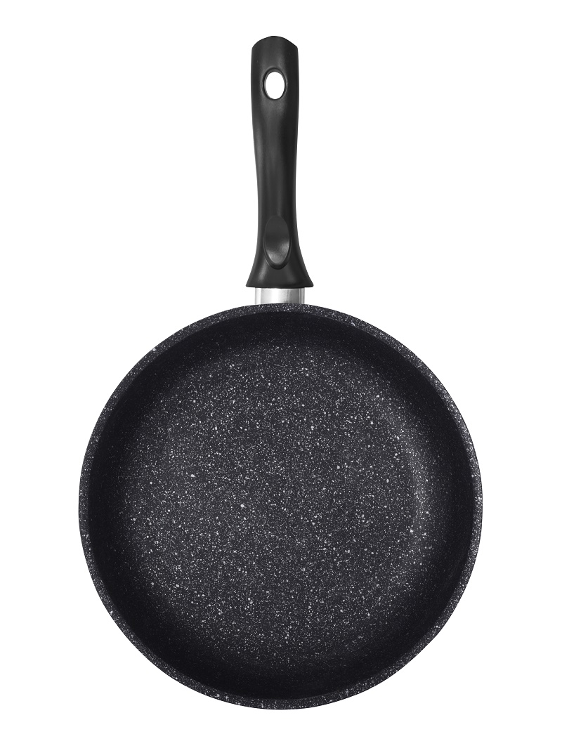 Сковорода алюмин. антипригарная "Kukmara" "Marble INDUCTION" Мрам.темн. d24см смтиш240а*1/4