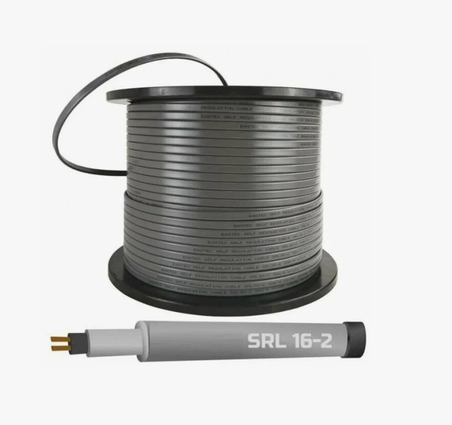 Кабель саморегулирующийся греющий монтаж на трубу SRL16-2 (100 п.м.) бухта *100