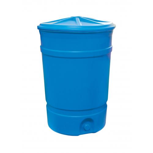 Бочка-бак пластм. 200л круглый с крышкой 580х580х1470 мм М1625 (ЗПИ "Альтернатива") *1/3