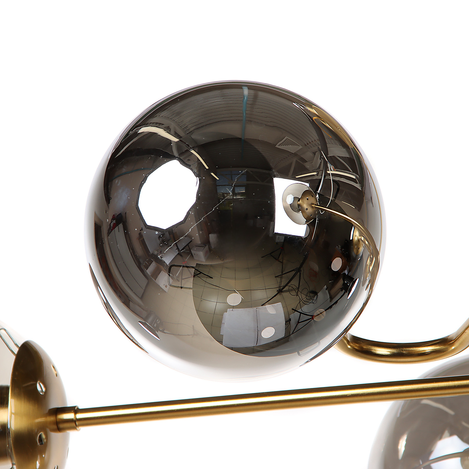 Светильник потолочный N36349/6 COP  6*40W E27 220V (d-790; h-300) S=24м2 VERNER LIGHTING *1