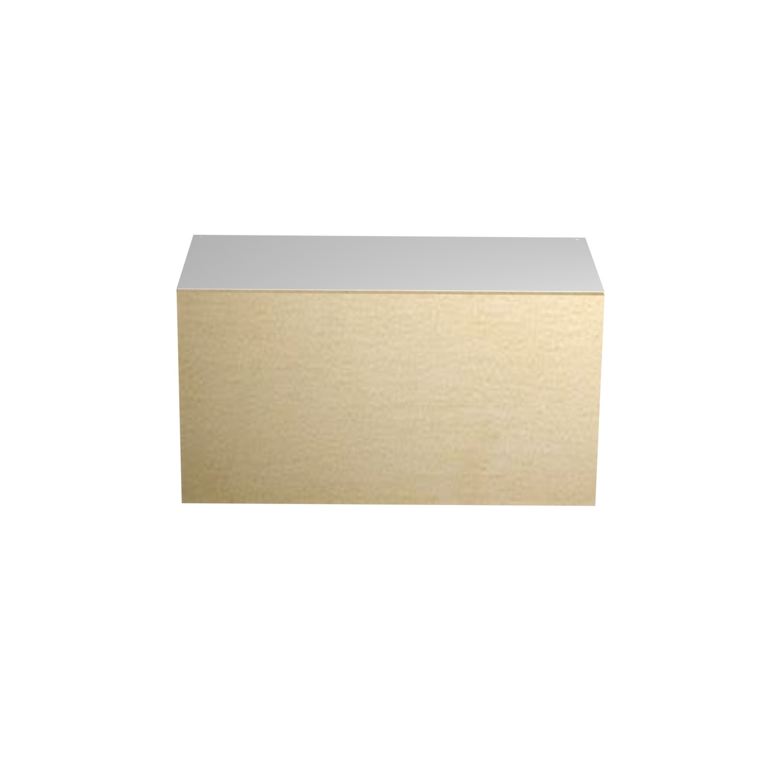 Шкаф навесной 600х338х290 мм BROZEX-WOOD Стиль, для вытяжки, с дверцей, белый / светло-бежевый