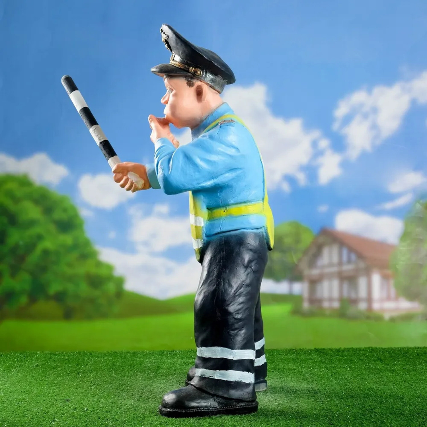 Садовая фигура "Гаишник"   28*39*71 1259510