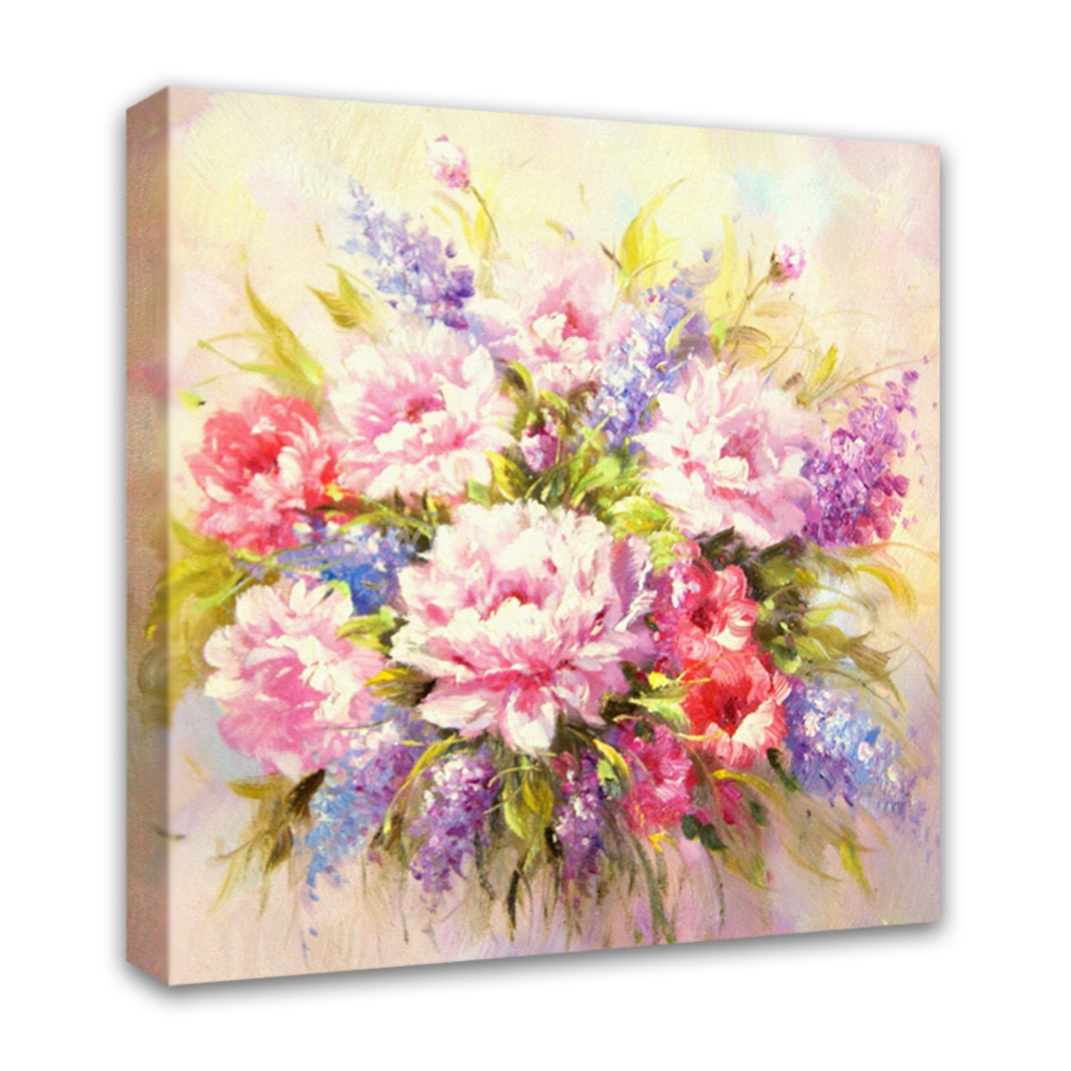 Картина на подрамнике "Акварель. Букет" 40*40 см   4194721