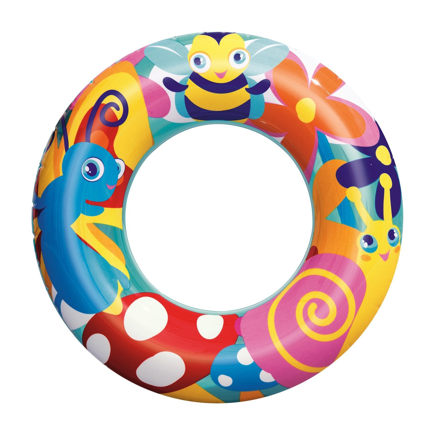 Круг для плавания "Морской мир" 56 см, от 3-6 лет, цвета микс 36013 499342