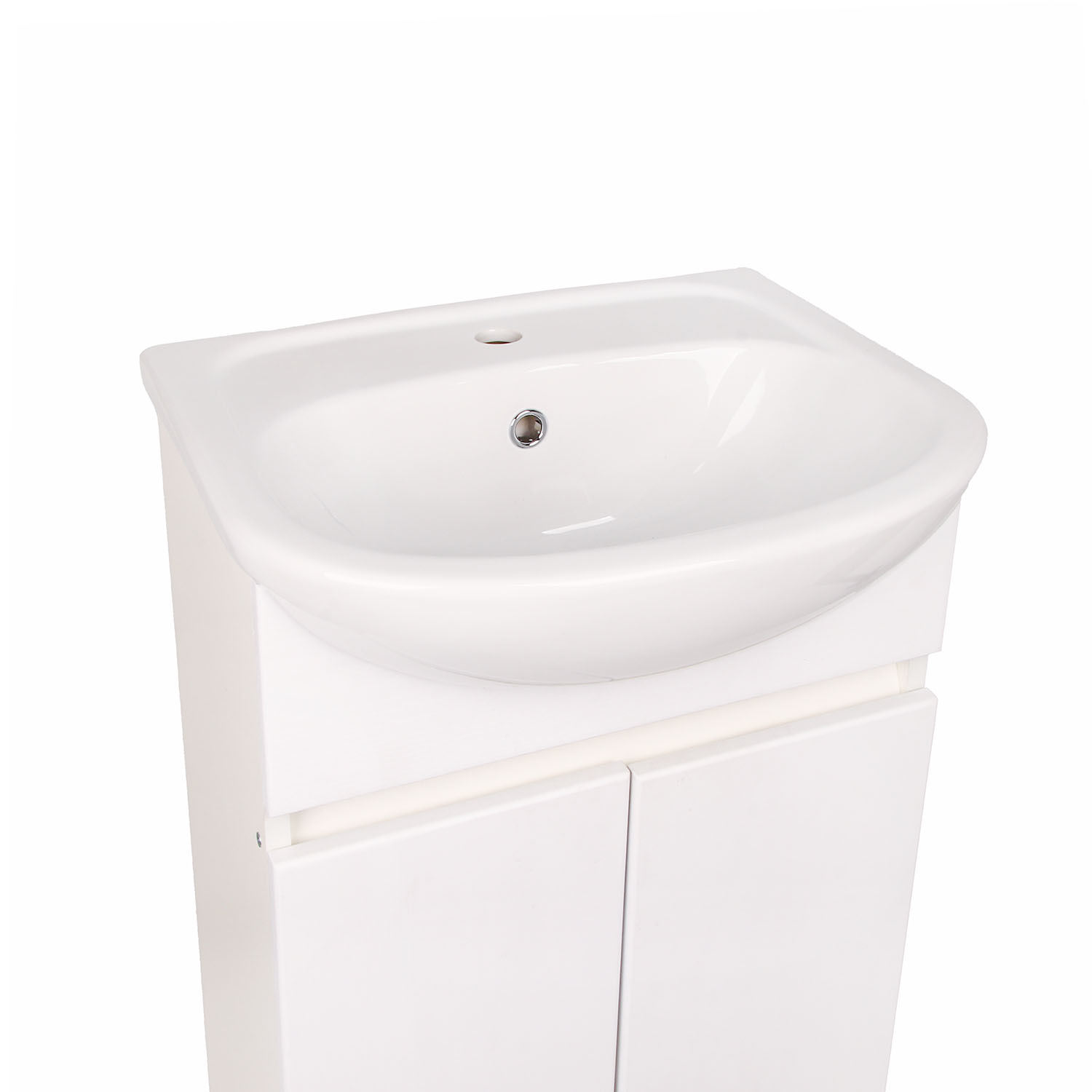 Тумба напольная BROZEX WOOD Симпл 50, с доводчиками, ясень белоснежный