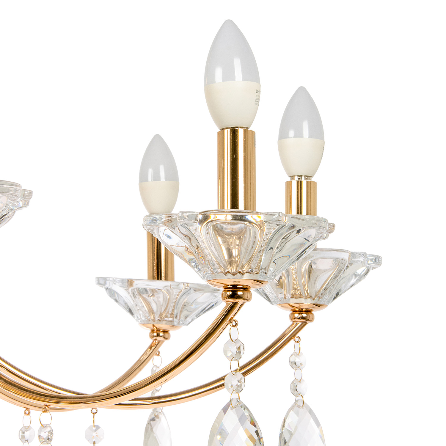 Люстра IL1242-8PPA-29 GD  40Вт Е14 S=30м2  *1