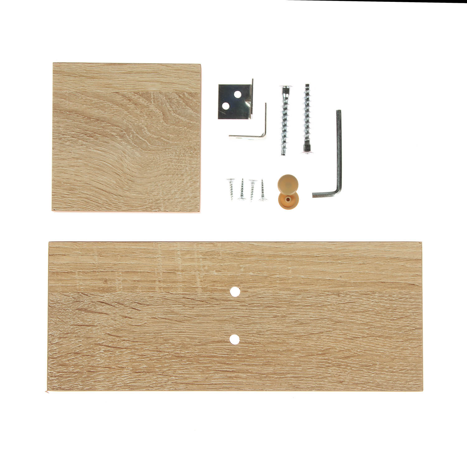 Полка настенная №99 BROZEX-WOOD, 250х116х100 мм, дуб сонома