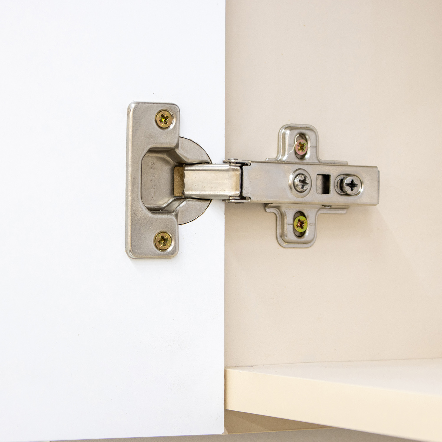 Шкаф навесной 600х338х290 мм BROZEX-WOOD Стиль, для вытяжки, с дверцей, белый / светло-бежевый