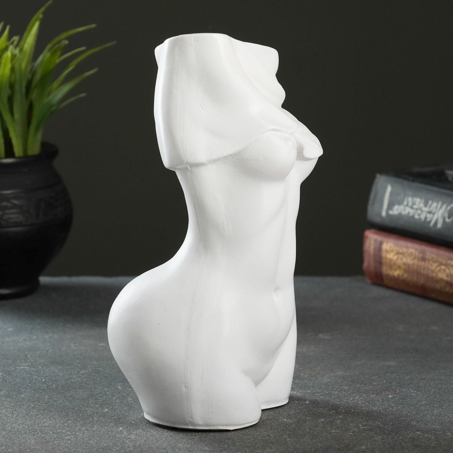 Ваза "Грация" белая,  0,7 л   7150883