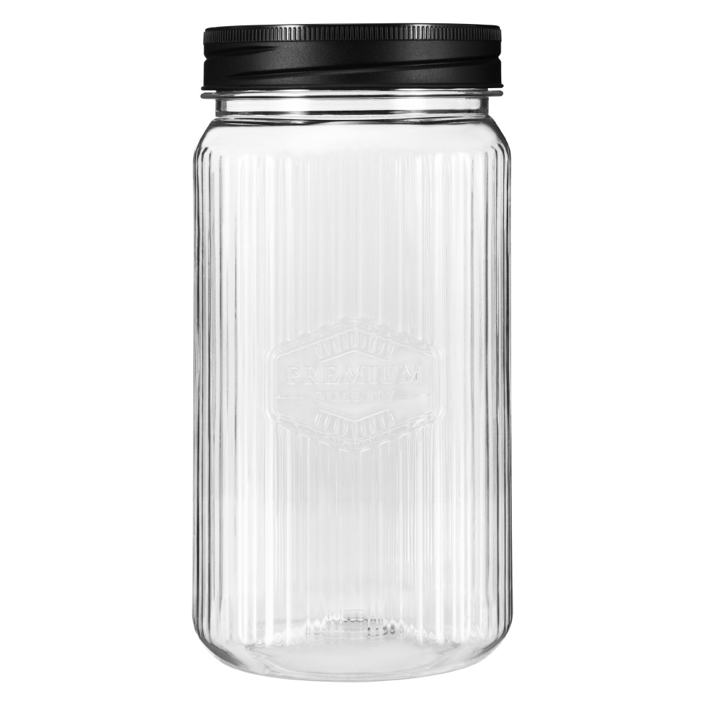 Банка для продуктов пластм. с закруч.крышкой "Premium" 1,3л арт.440200313 ("Бытпласт") *1/12