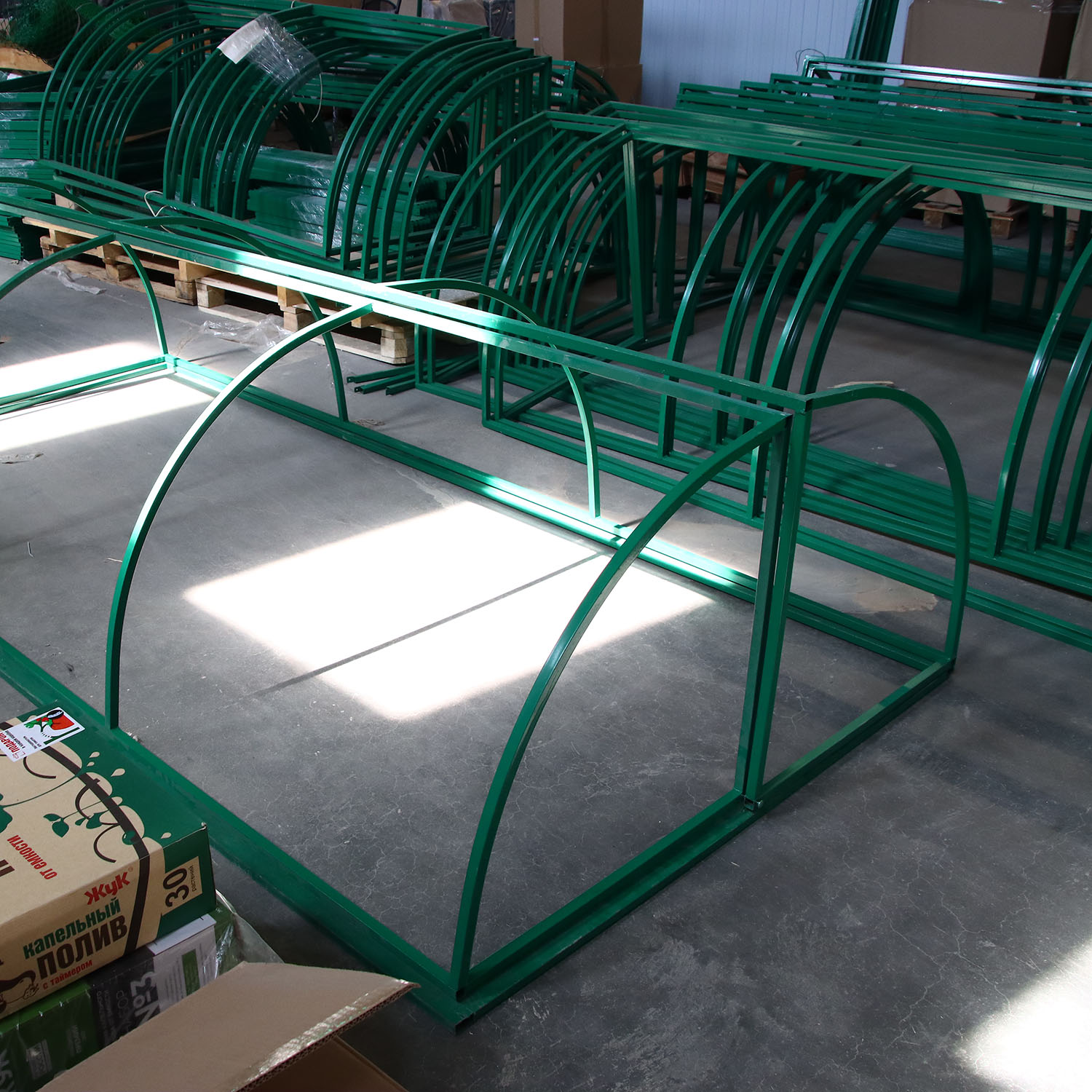 Каркас парника «Хлебница» 3х1.5х0.75 м, без поликарбоната