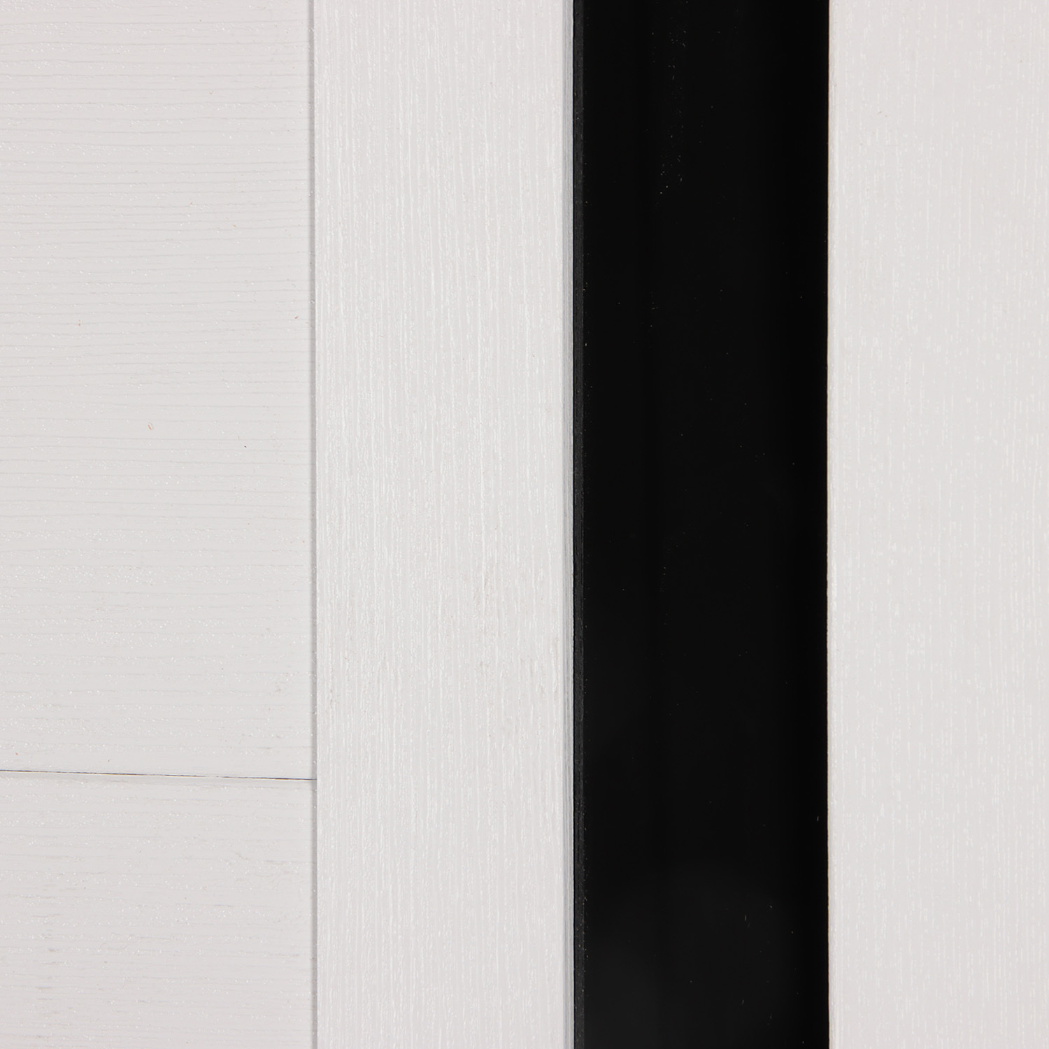 Комплект двери Даллас, 2000х600 мм, полотно, погонаж, фурнитура, дуб белый/черный лакобель