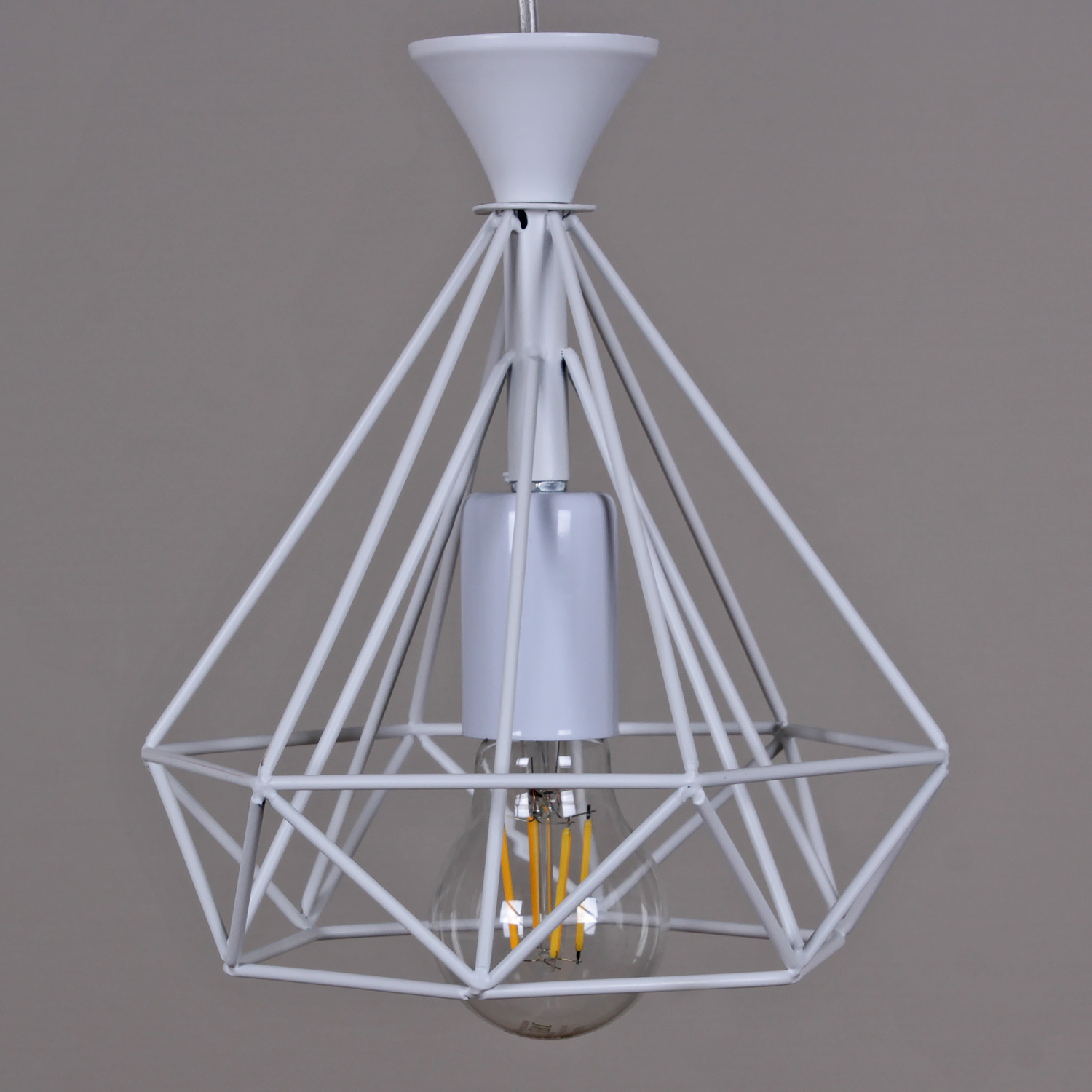 Светильник подвесной 02630-0.4-01 WH Е27 40Вт S=6м2 *1/12