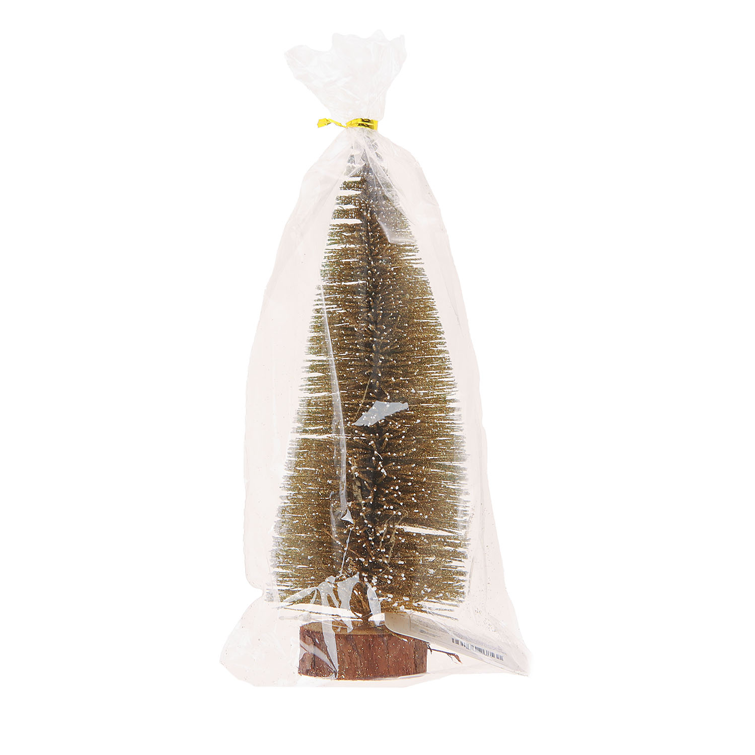 Елка декоративная Серпантин «Сказочное сияние», 20 см, золото