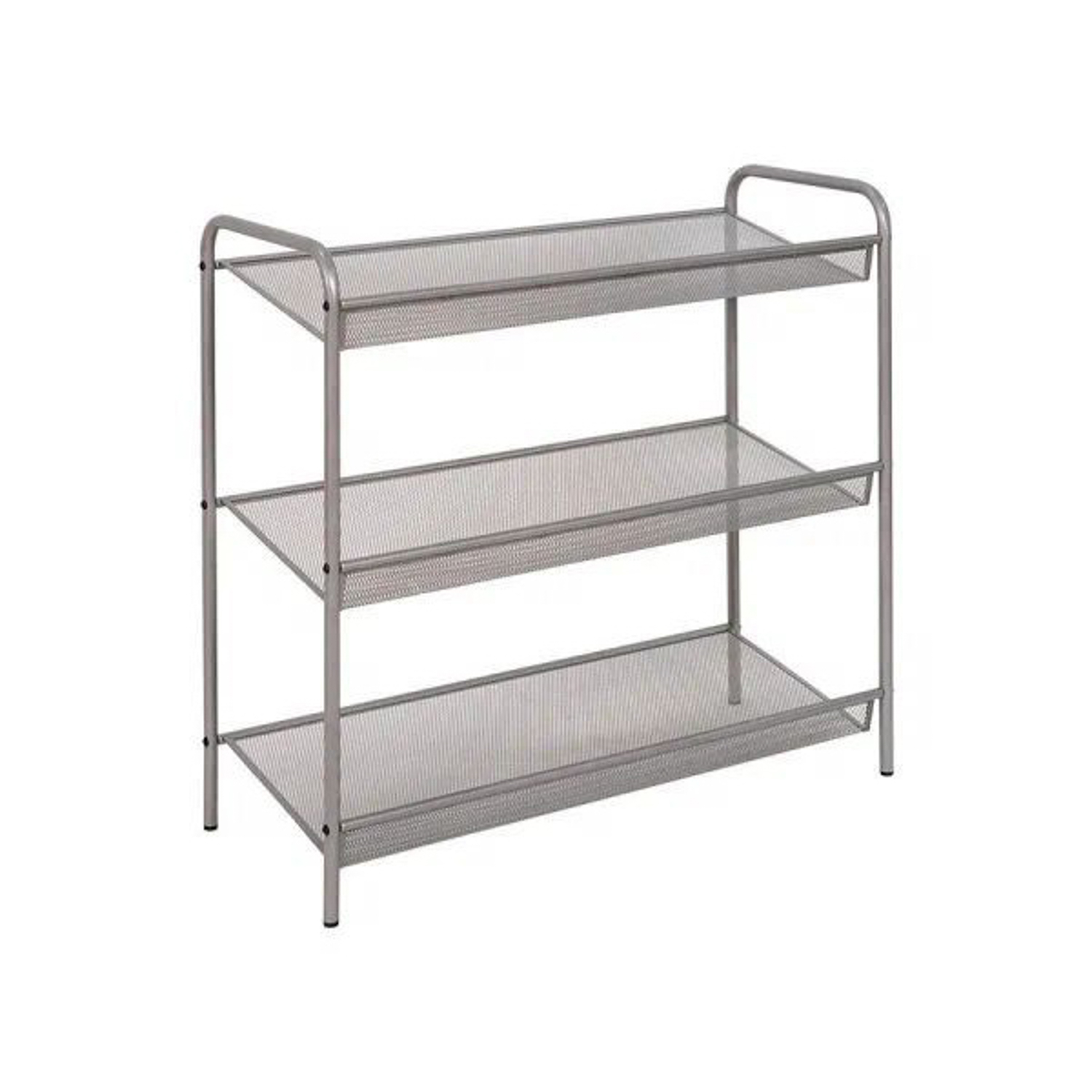 Подставка для обуви металл. "Geneva shoes 23" 3-х ярусная 645х270х600мм Графит ПДО Ж23 Гр ("ЗМИ")*1