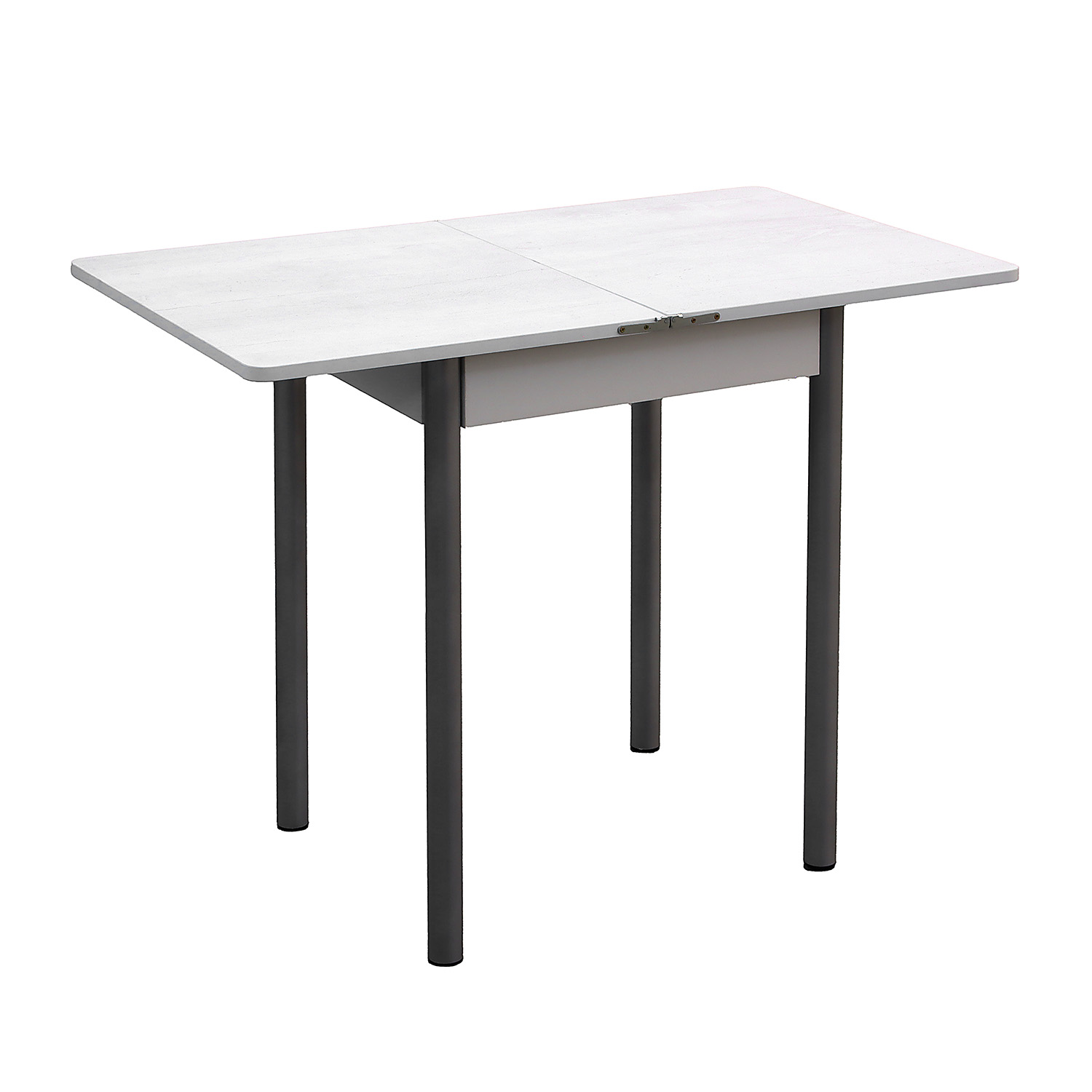 Стол расклад.ломберный МИНИ ЛДСП Бетон пайн светлый + 4 опоры металл. 40мм Металлик!*1