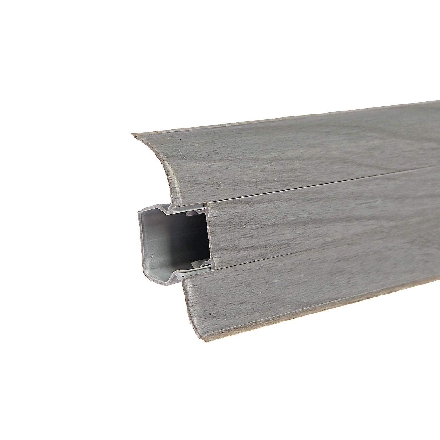 Плинтус напольный 2.2 м T.plast, 58 мм, 036 сосна серая