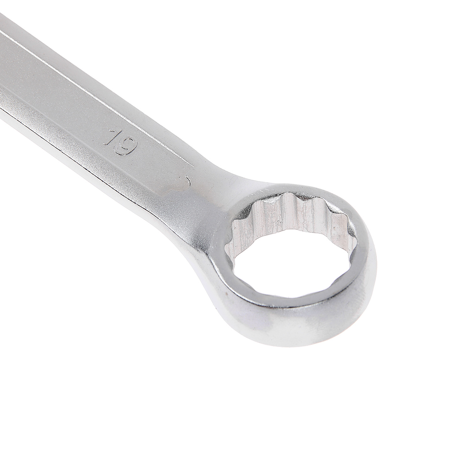 Ключ комбинированный 19мм холодный штамп CrV (70190) СЕРВИС КЛЮЧ *1/5/100